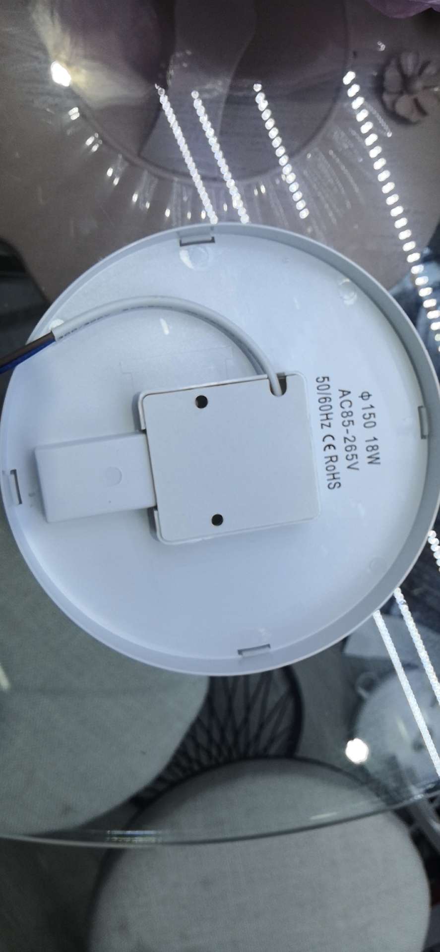 Borderless circular panel light Item Picture