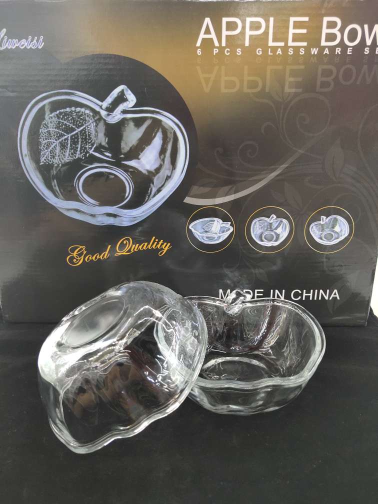 Personalised apple bowl salad bowl thumbnail