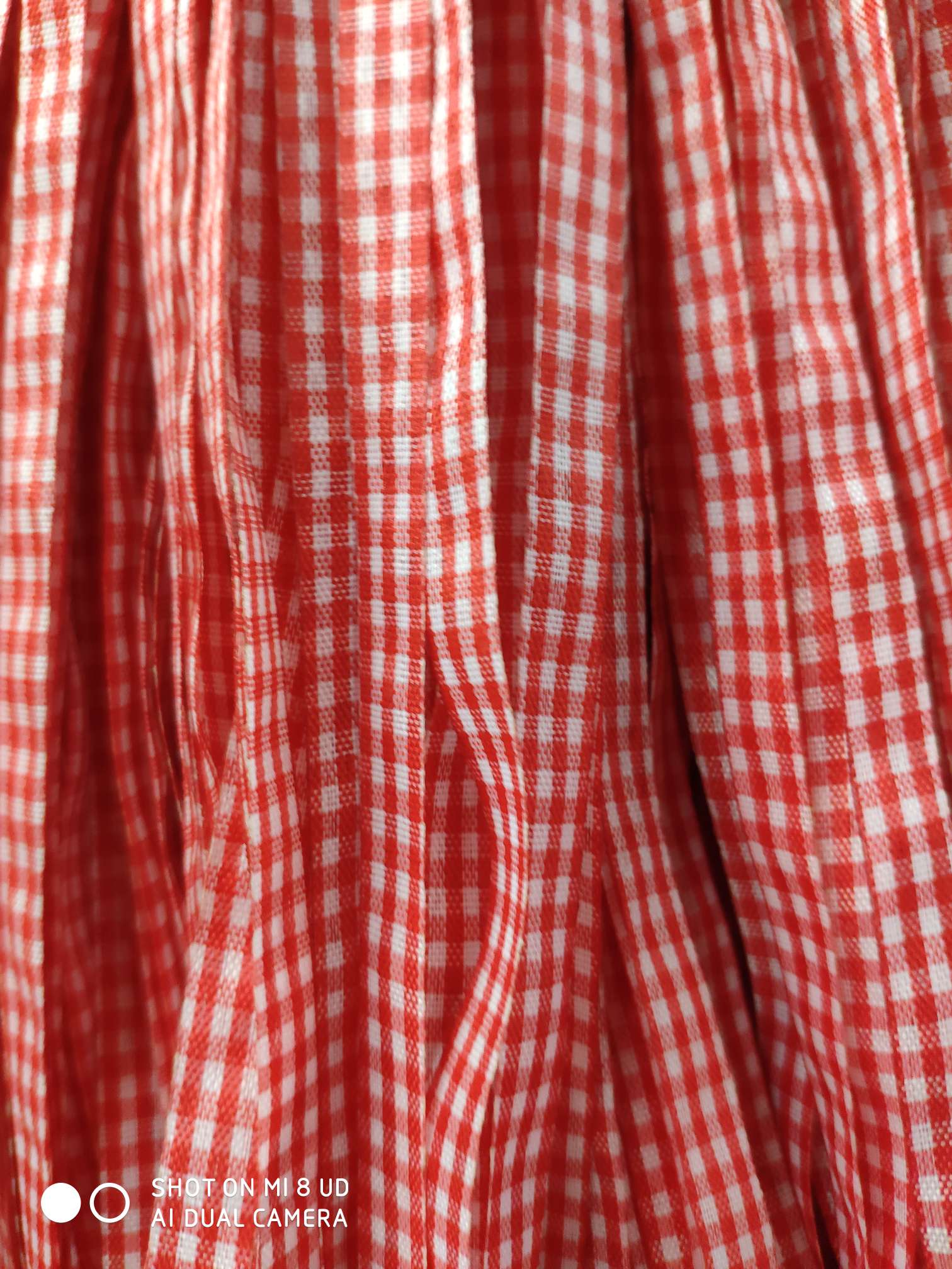 Corte a cuadros pequeños (rojo grande)