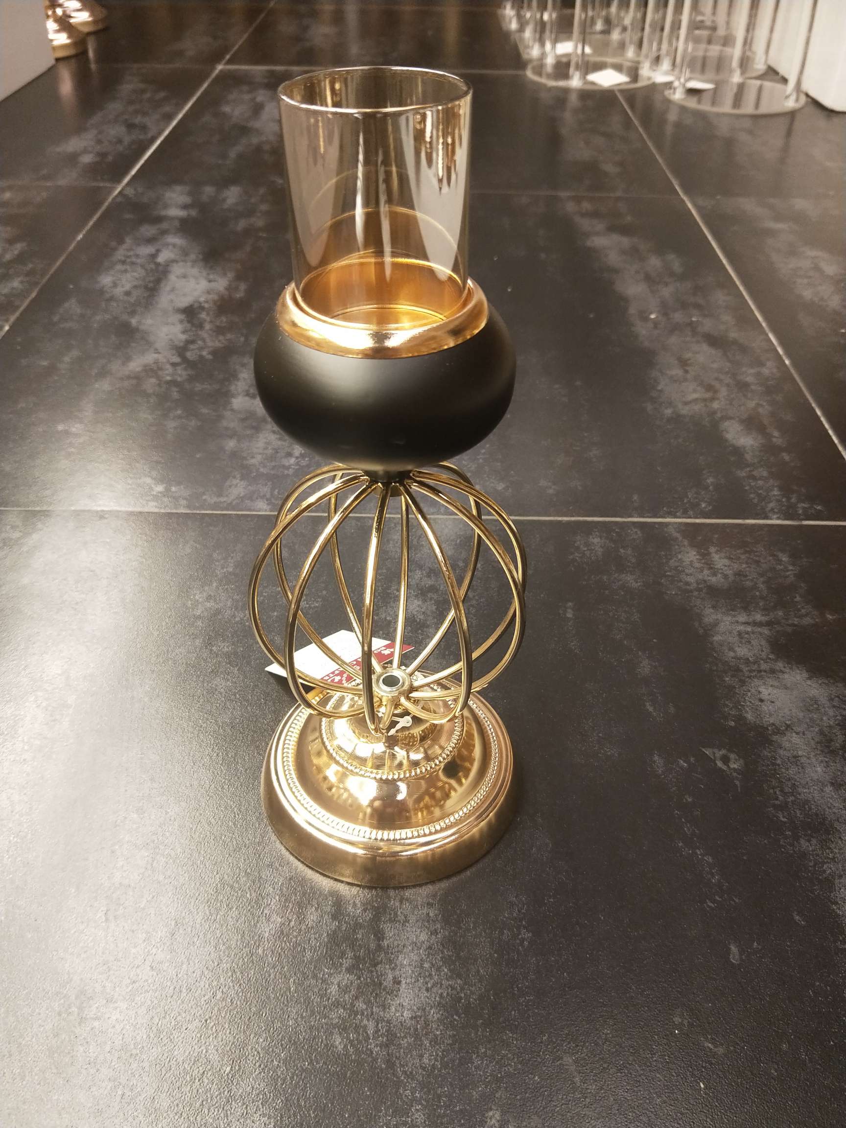 Bomining crafts candlestick ornaments can be placed candles candlelight dinner atmosphere ornaments European gold ornaments thumbnail