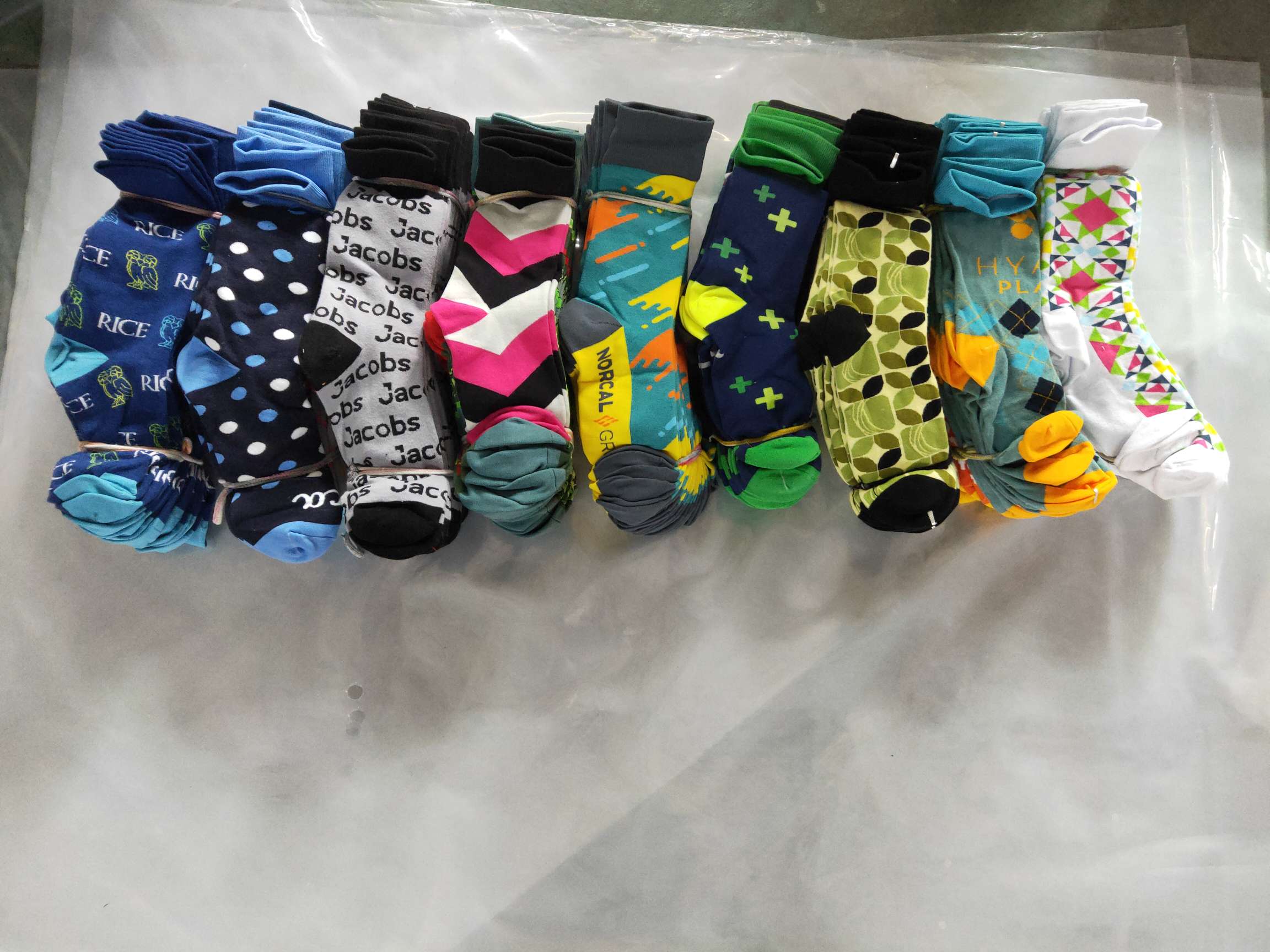 Golden Comb cotton men's socks with flower pattern cartoon and beautiful foreign trade men's socks