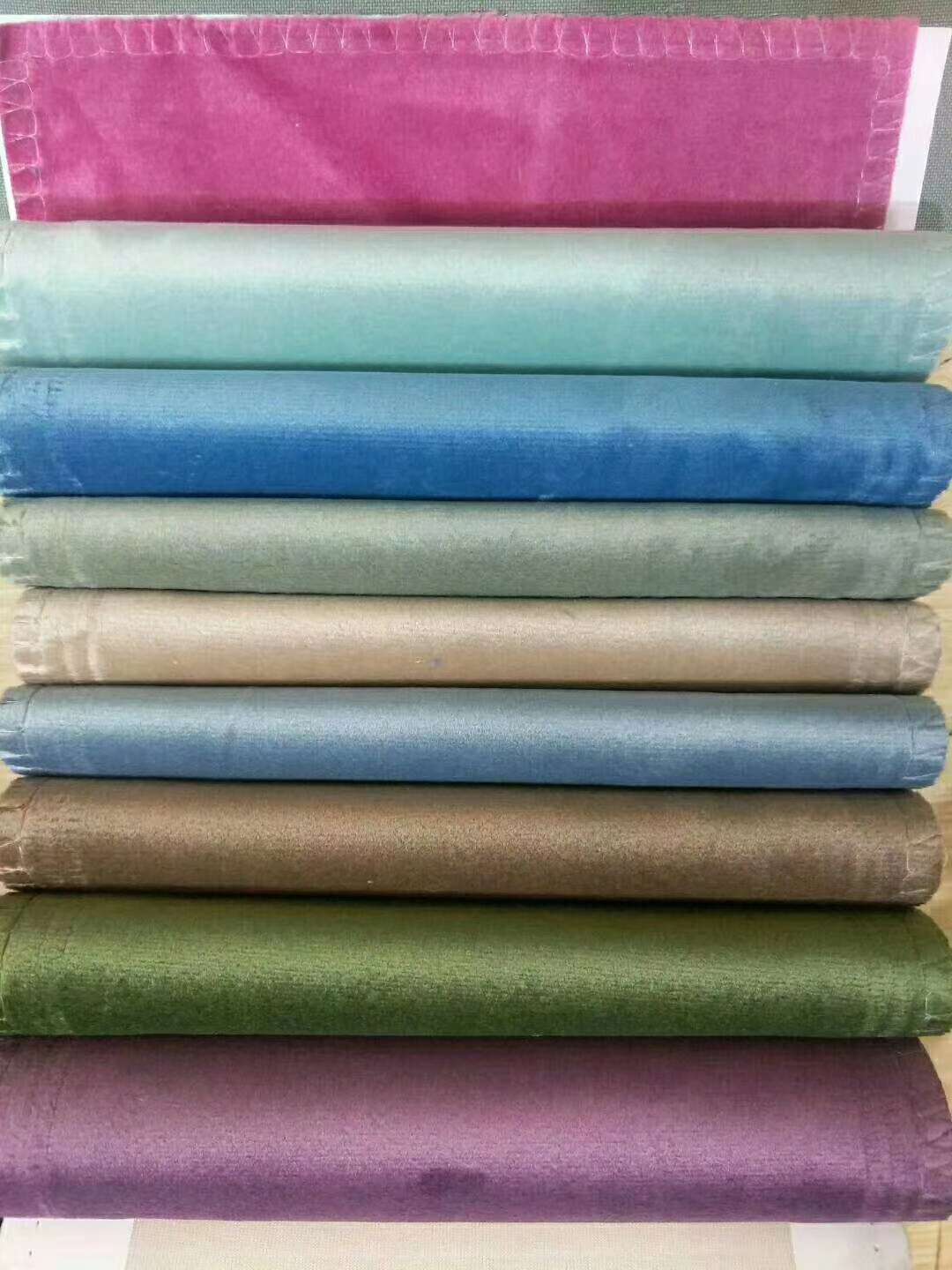 高端荷兰绒遮光窗帘细节图