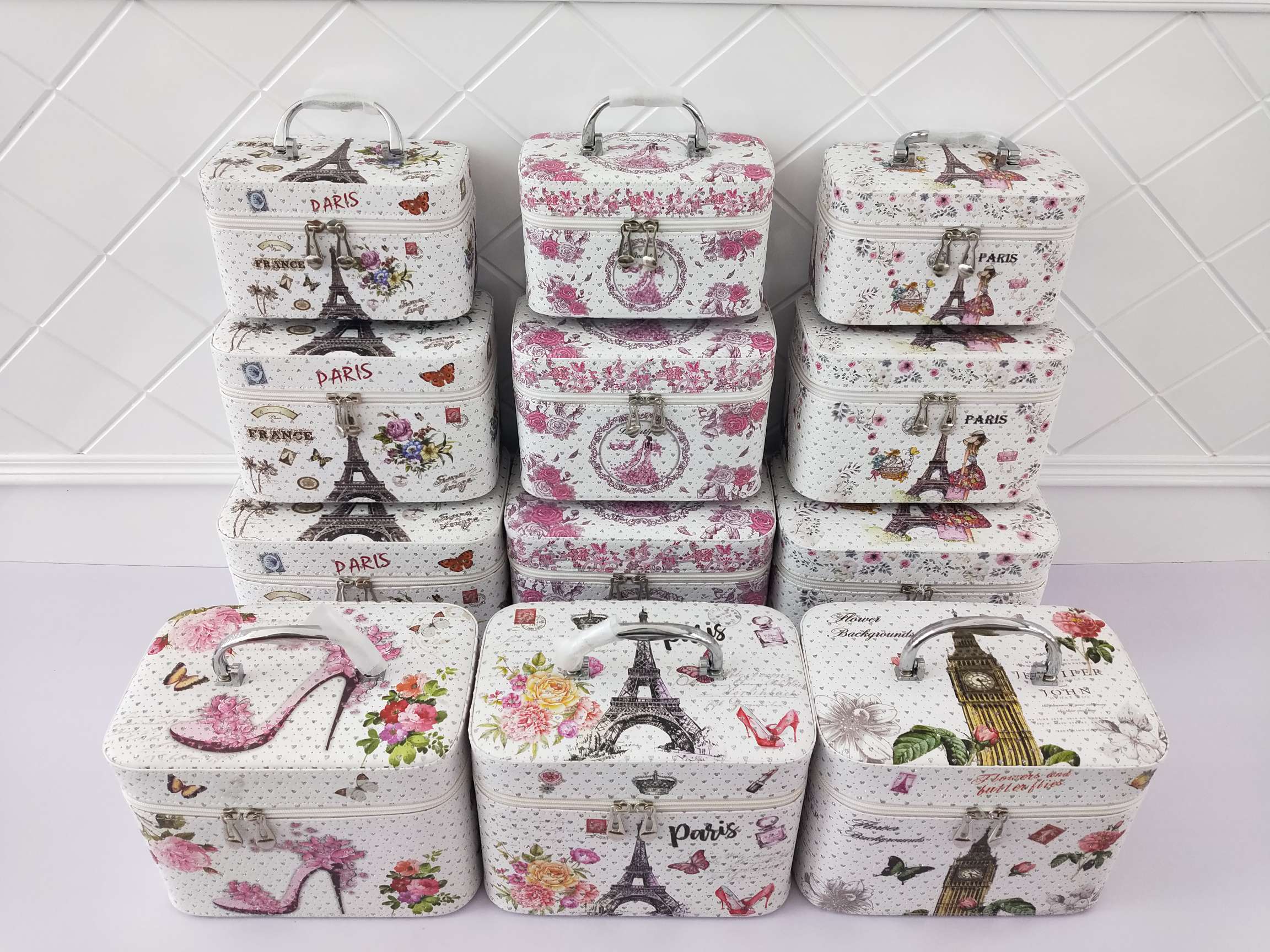 Jin Qi Multi-Functional Cosmetic Box Manufacturers Direct Sales Cosmetics Skin Care Storage Box Portable Cosmetic Box Z8014