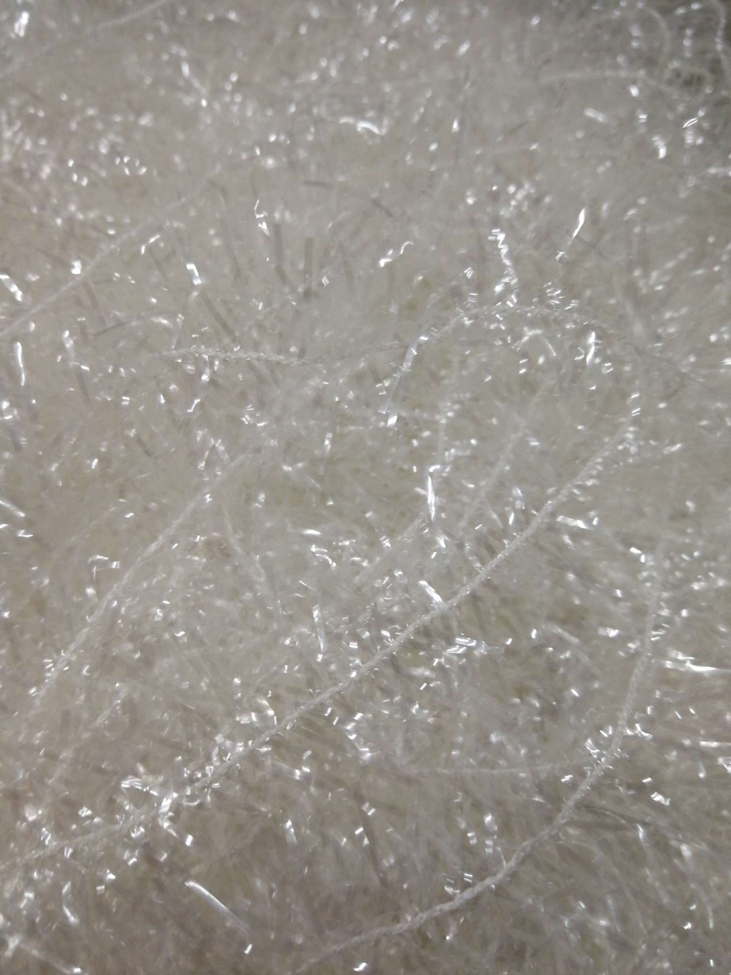 Long-haired crystal thread