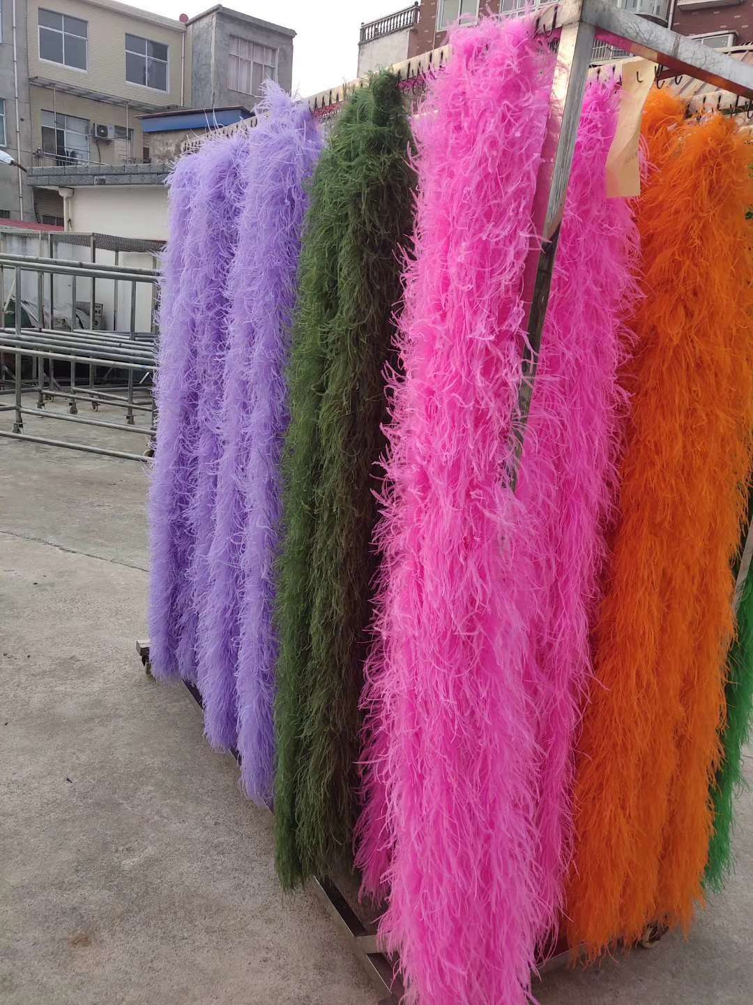 双层鸵鸟毛条详情图8