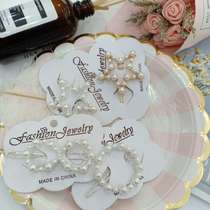 Net red simple pearl hair clip female adult Korean students lovely bangs clip pony tail side clip headdress