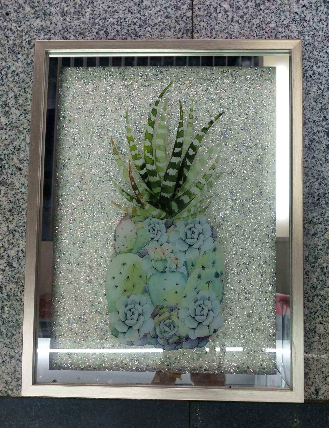 带亮片欧美挂画