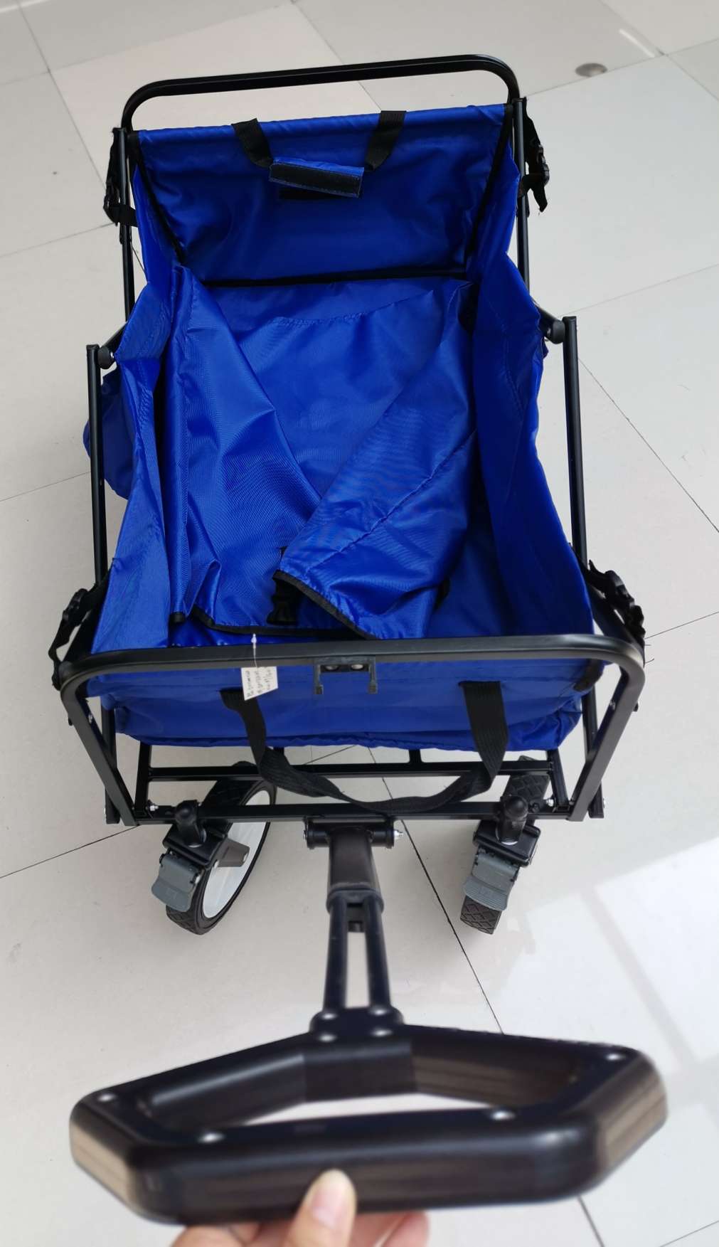 Extra-large capacity shopping cart, fishing cart, luggage cart, hand-pulled cart, push-pull dual-purpose, foldable Item Picture