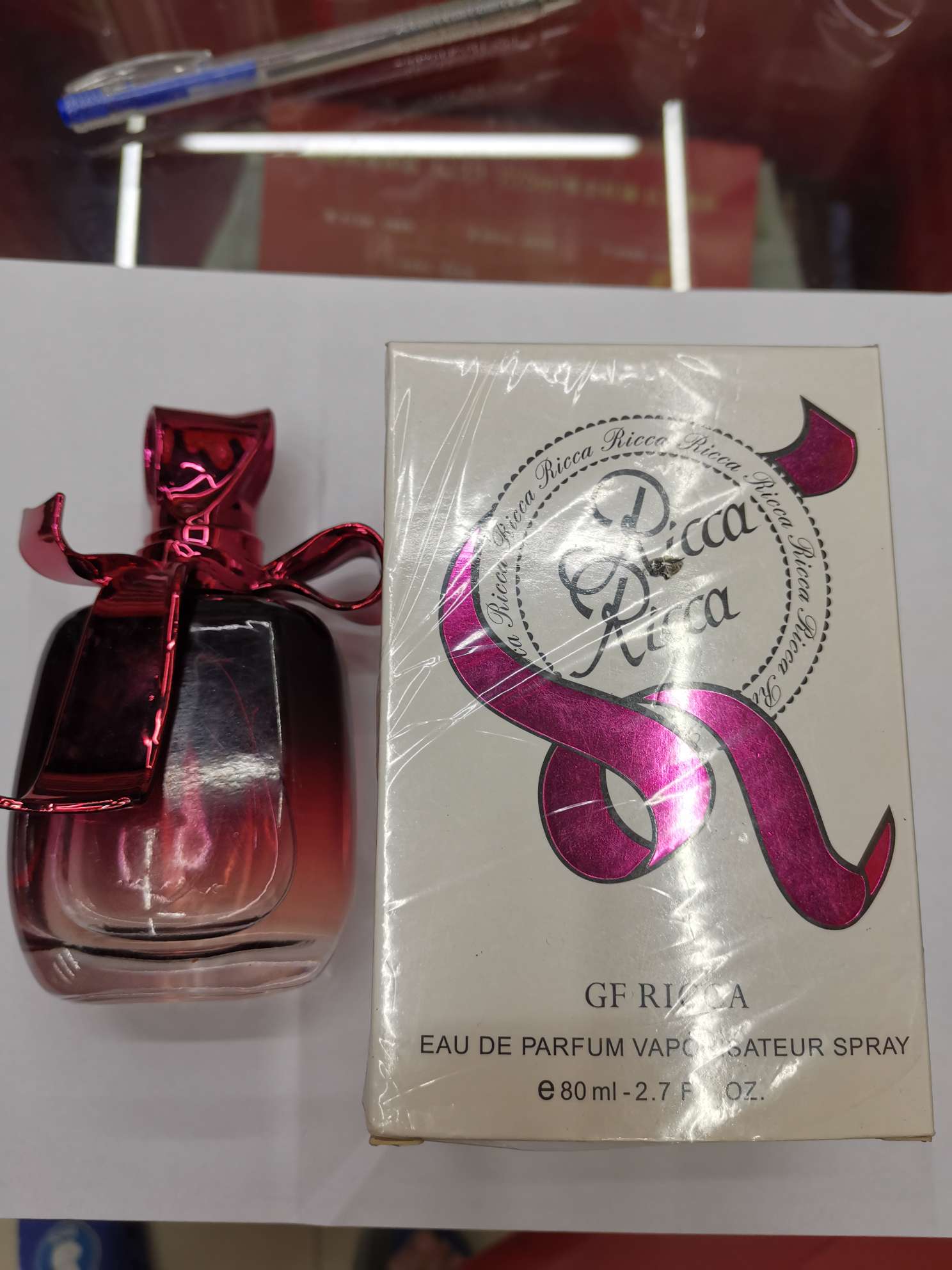 80mL bow perfume factory direct sales, export perfume, long-lasting fragrance details Picture
