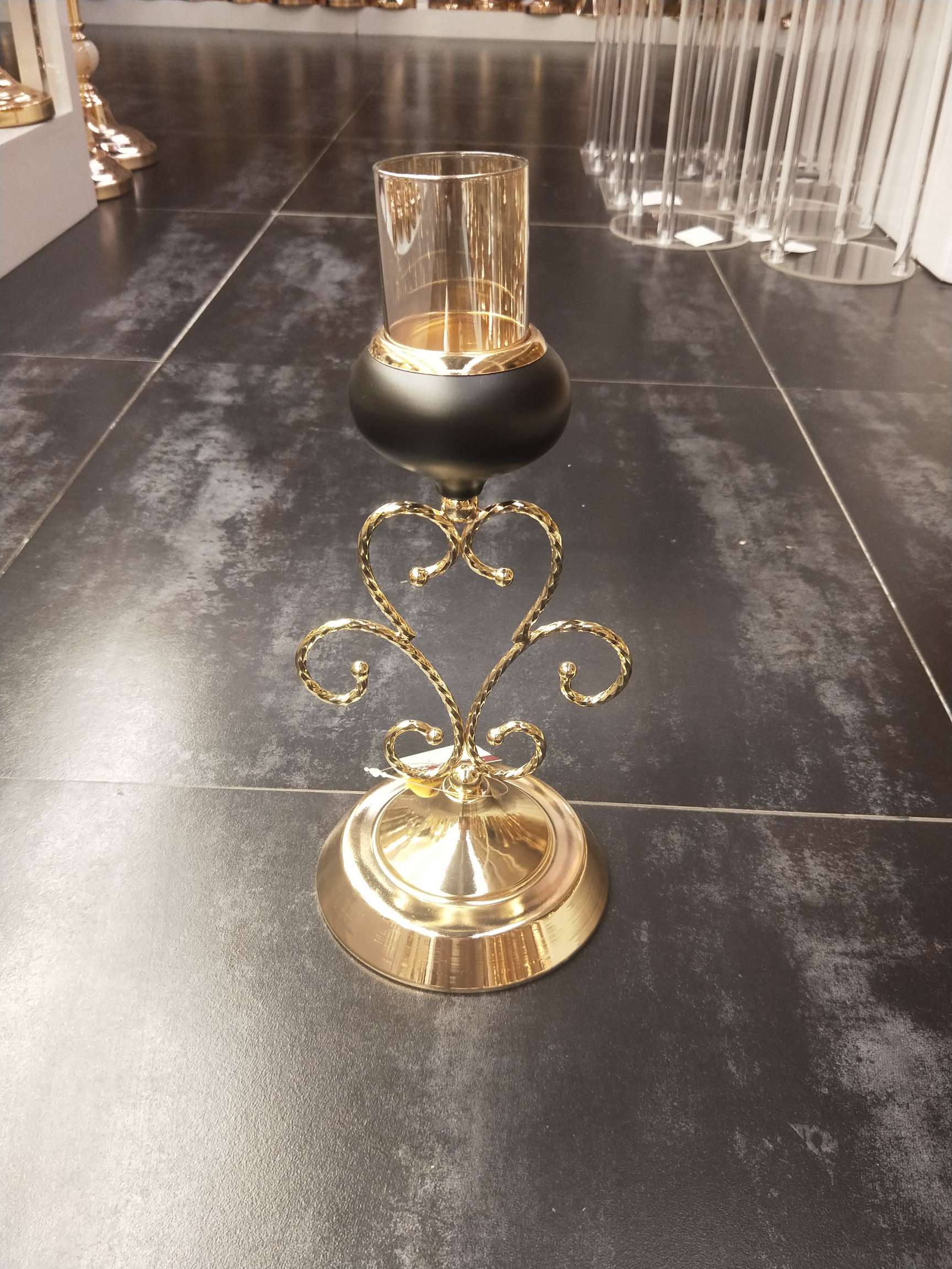 Wedding crafts Nordic style exquisite candlestick Romantic candlestick restaurant table home decoration pieces thumbnail