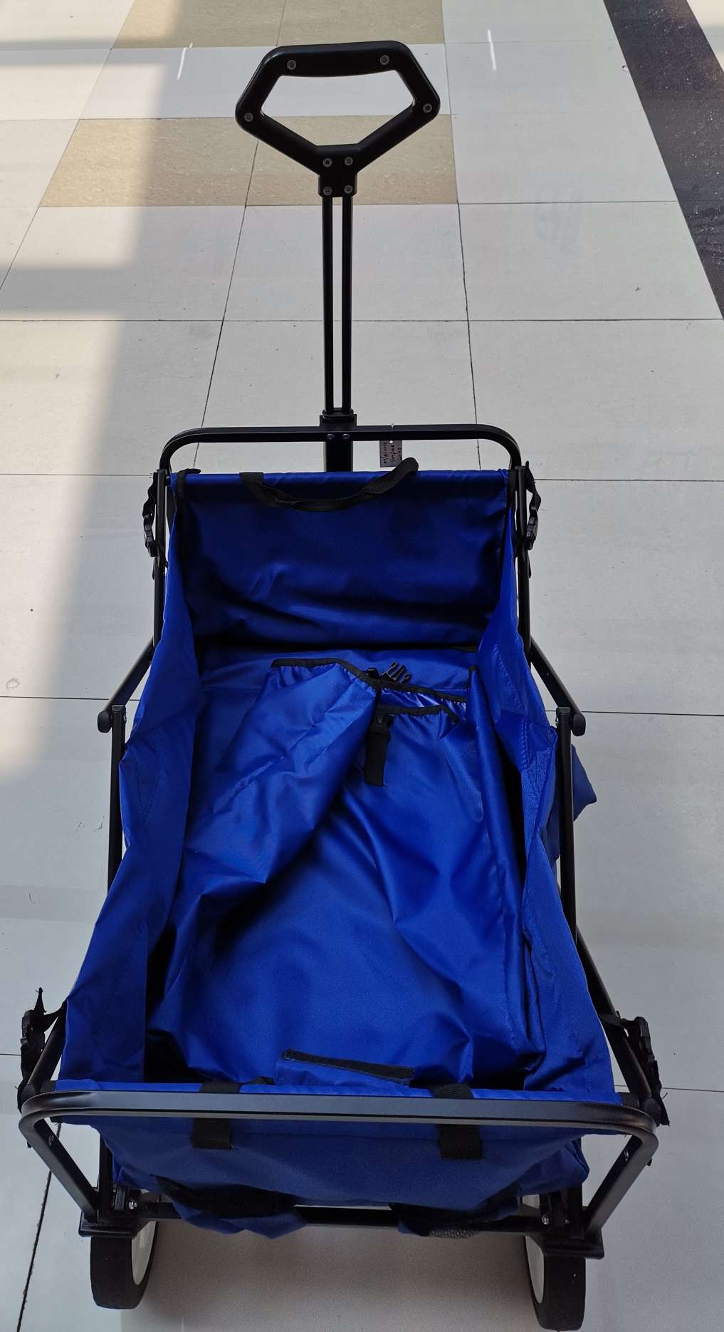 Extra-large capacity shopping cart, fishing cart, luggage cart, hand-pulled cart, push-pull dual-purpose, foldable Specification image