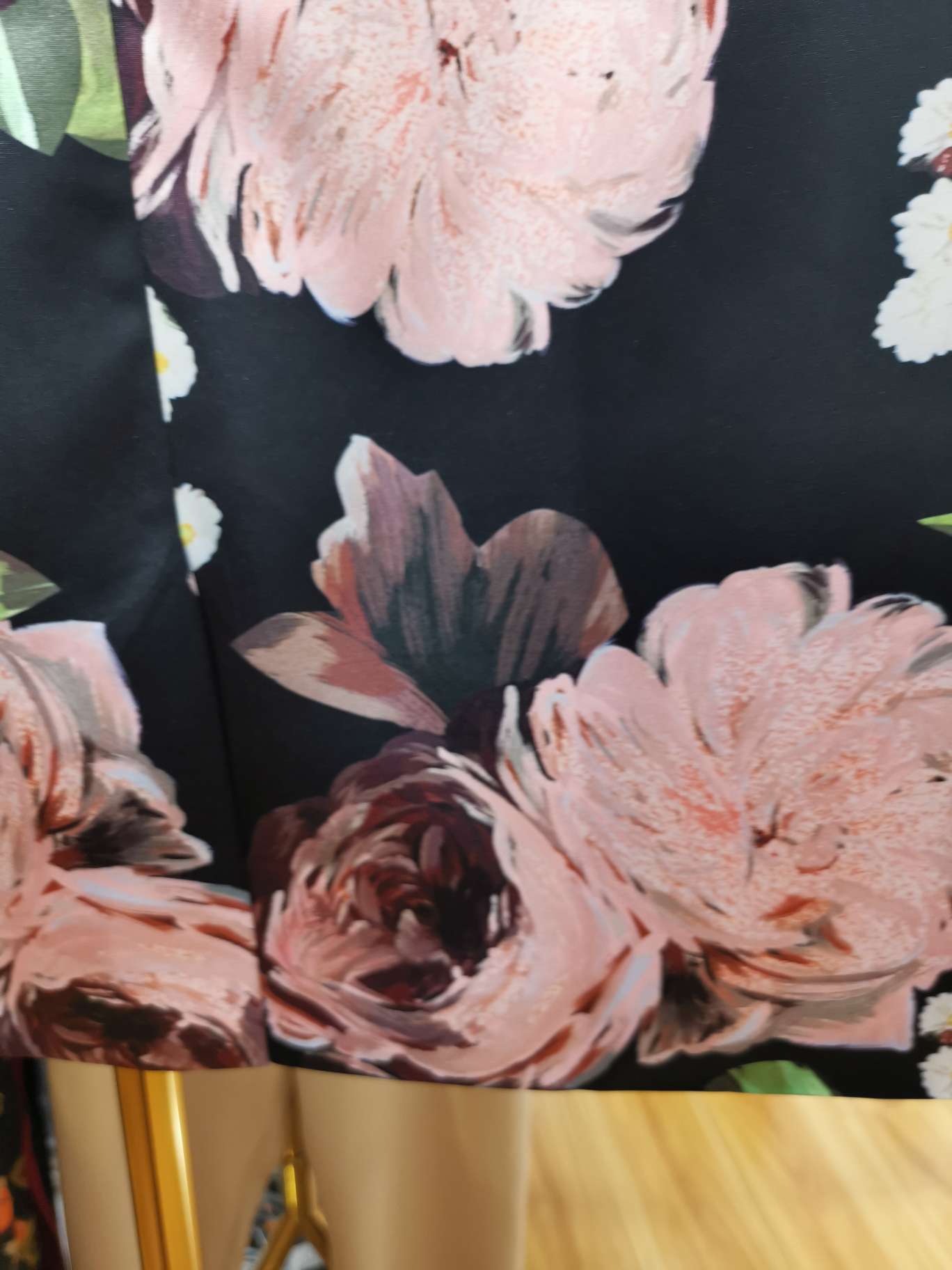 Half-length fashionable floral dress 8 Specification image