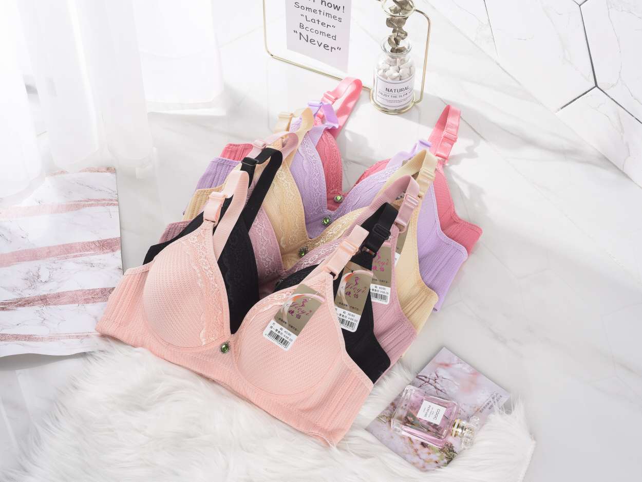 Yi 1688 Middle-Aged And Elderly Mothers Comfortable Bra Smooth And Seamless Large Size Underwear