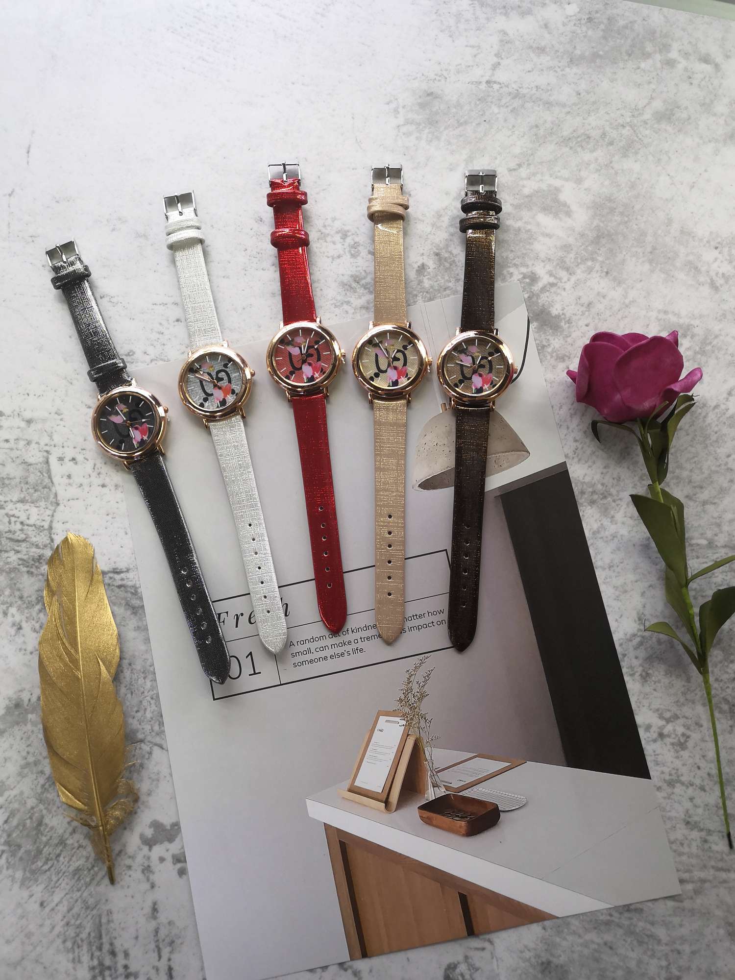 手表电子表成人手表青少年手表时尚潮流手表高端大气手表混色款