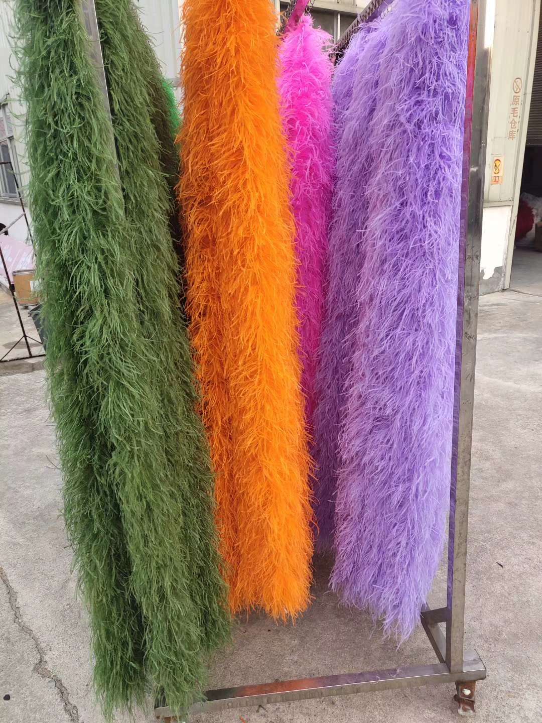 双层鸵鸟毛条详情图10