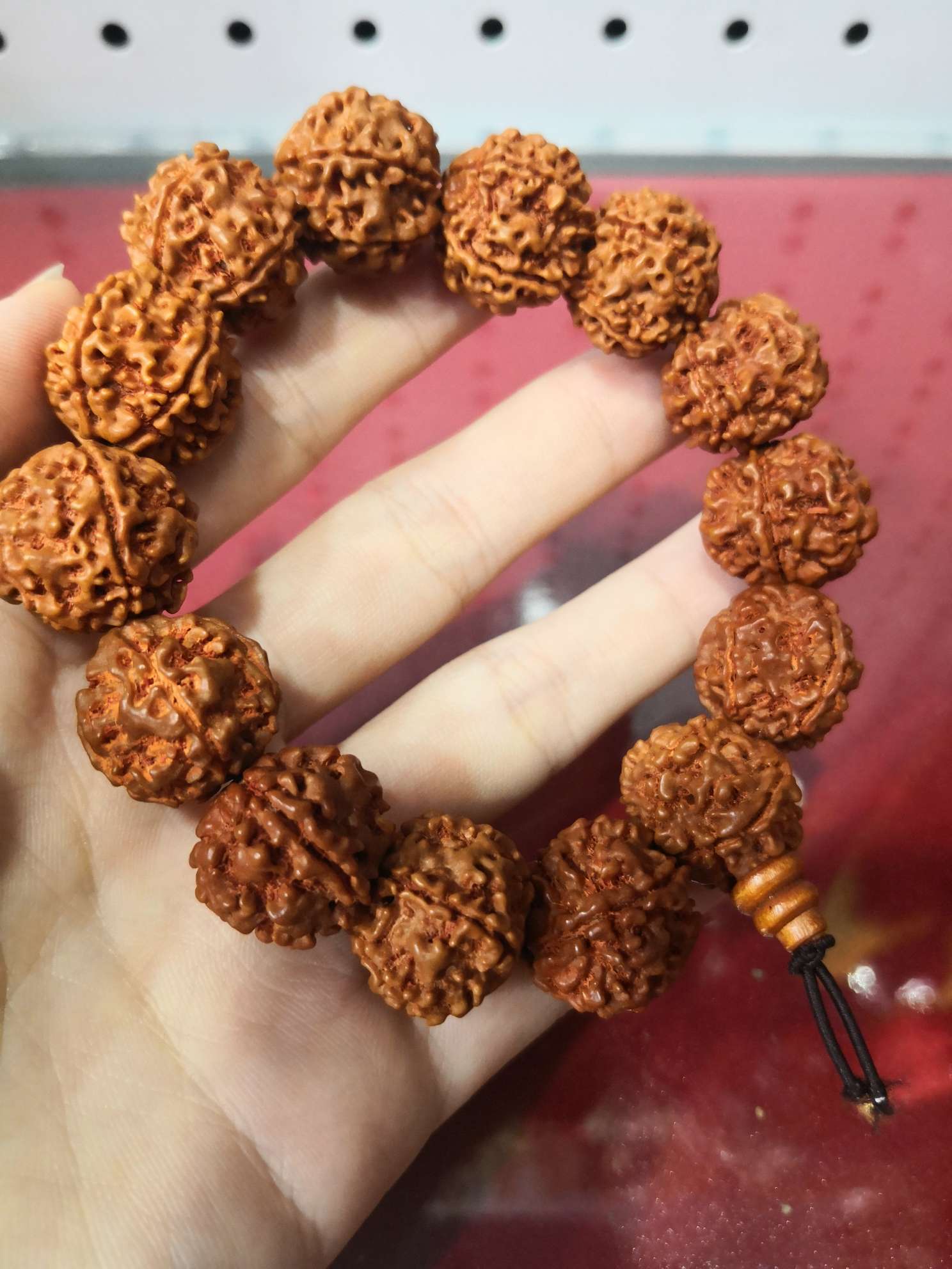 Diamond Bodhi single-loop Buddhist Prayer beads bracelet details Picture