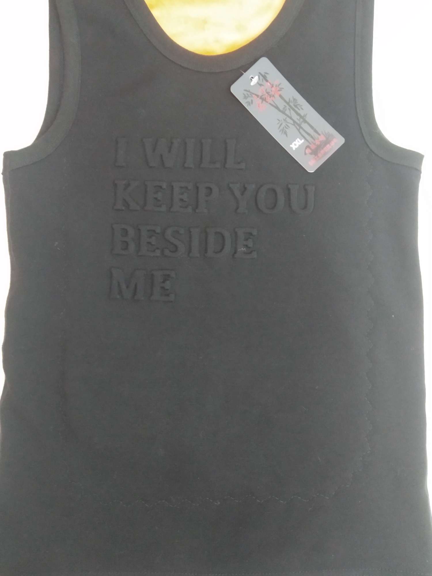 golden nail combed cotton vest for men