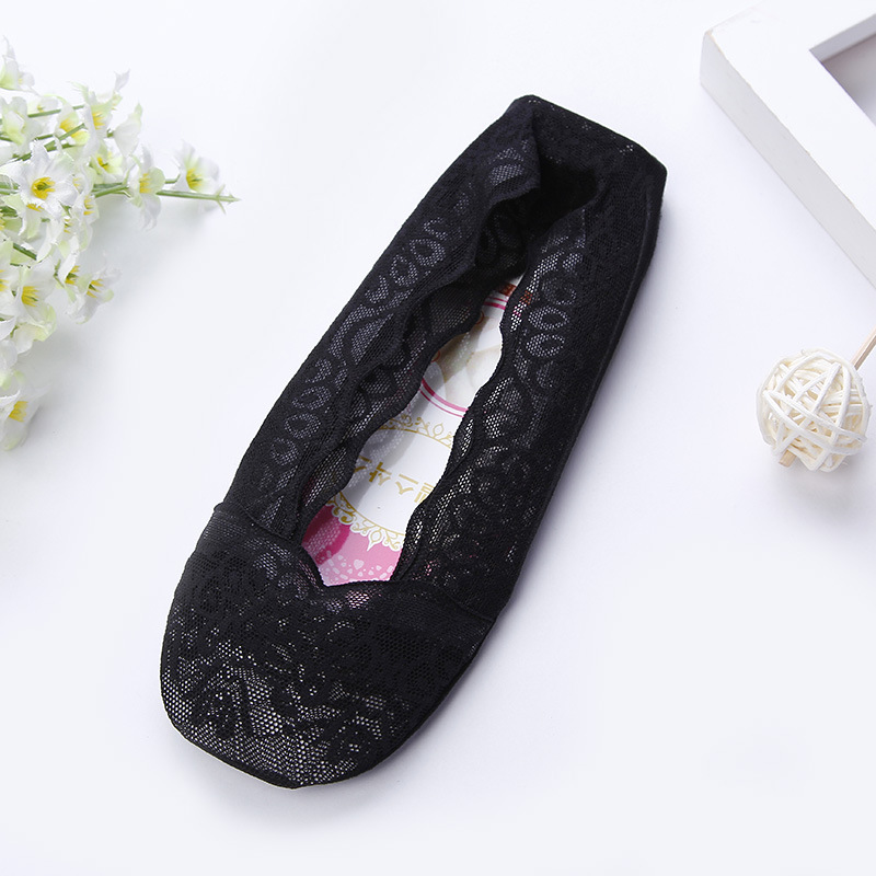 孔雀翎女士隐形船袜硅胶女隐形袜产品图