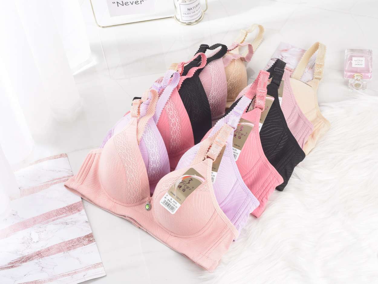 Ayi A7 Middle-Aged And Elderly Mothers Comfortable Bra Smooth And Seamless Large Size Underwear