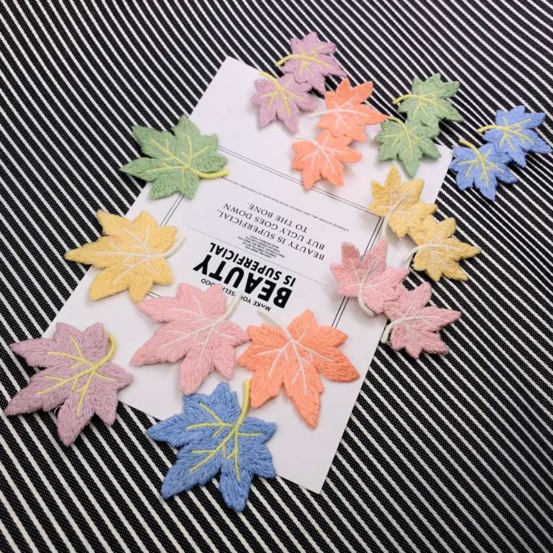 Colorful maple leaves