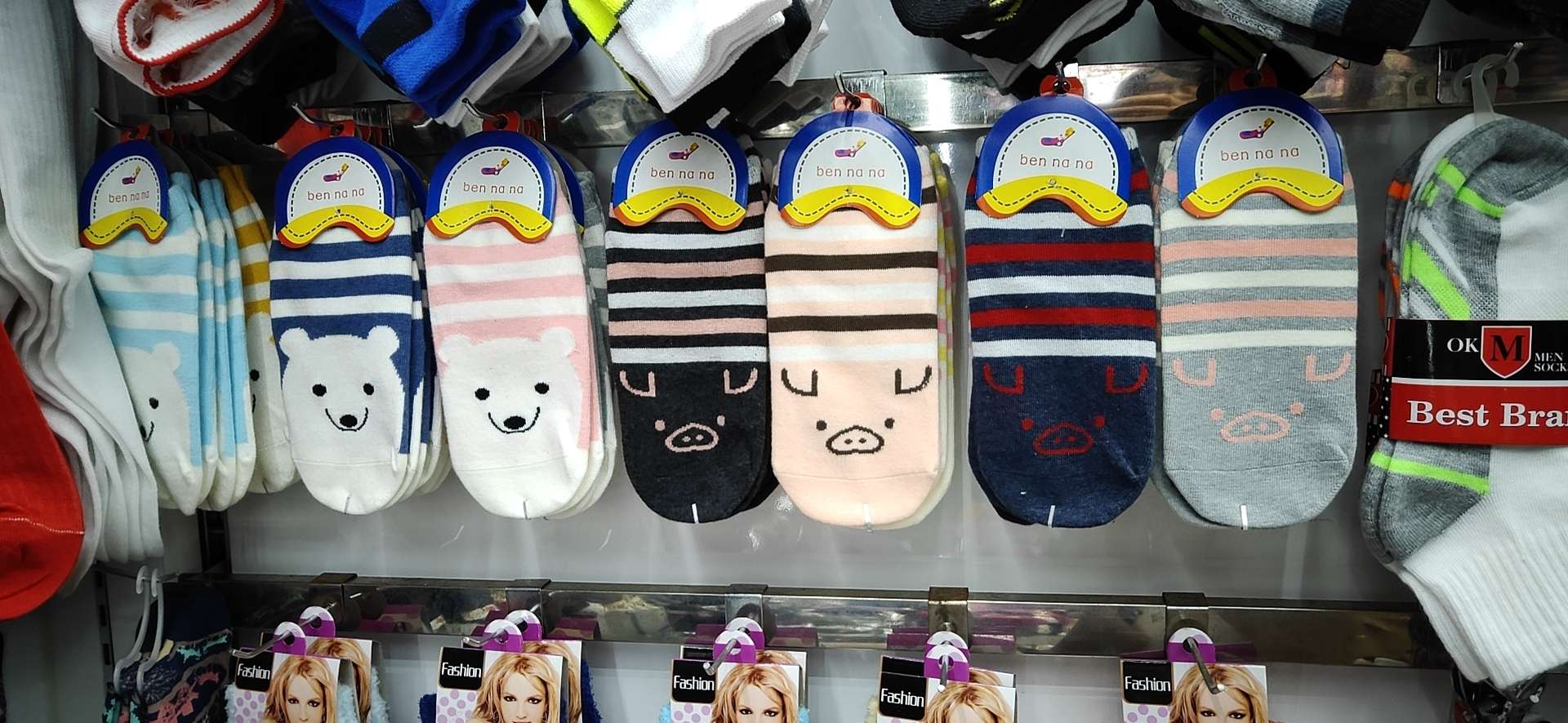 All-cotton export and domestic sales women's boat socks cartoon socks