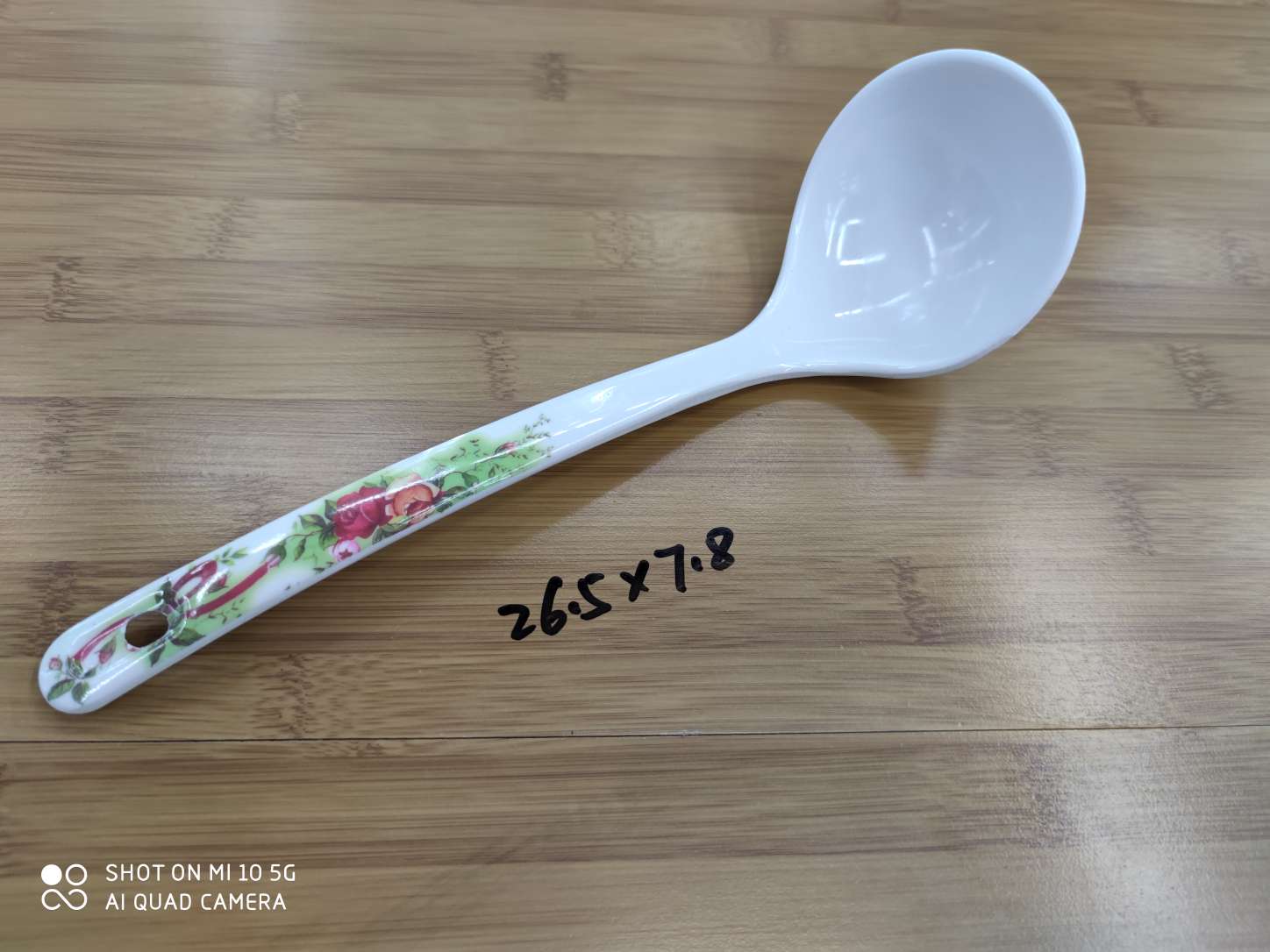 加厚长柄汤勺 仿瓷汤勺 塑料勺产品图