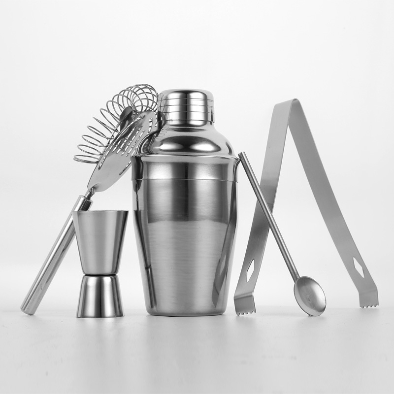 201 Stainless steel shaker set European shaker for wine mixing European non-magnetic stainless steel shaker wholesale thumbnail