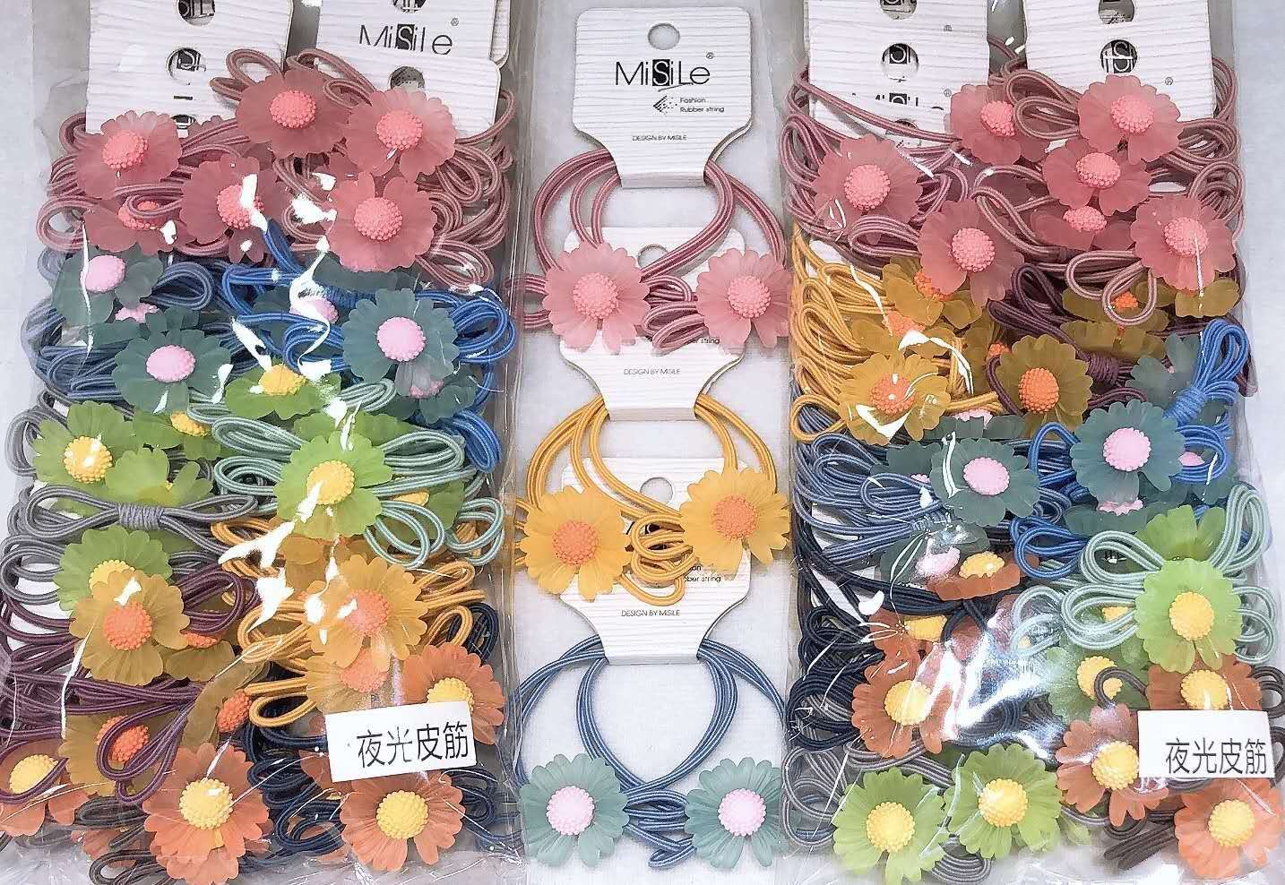 Order card flower glow-in-the-dark leather band thumbnail