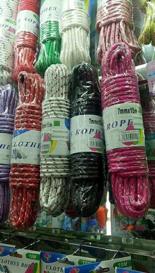花绳凉衣绳混色细节图