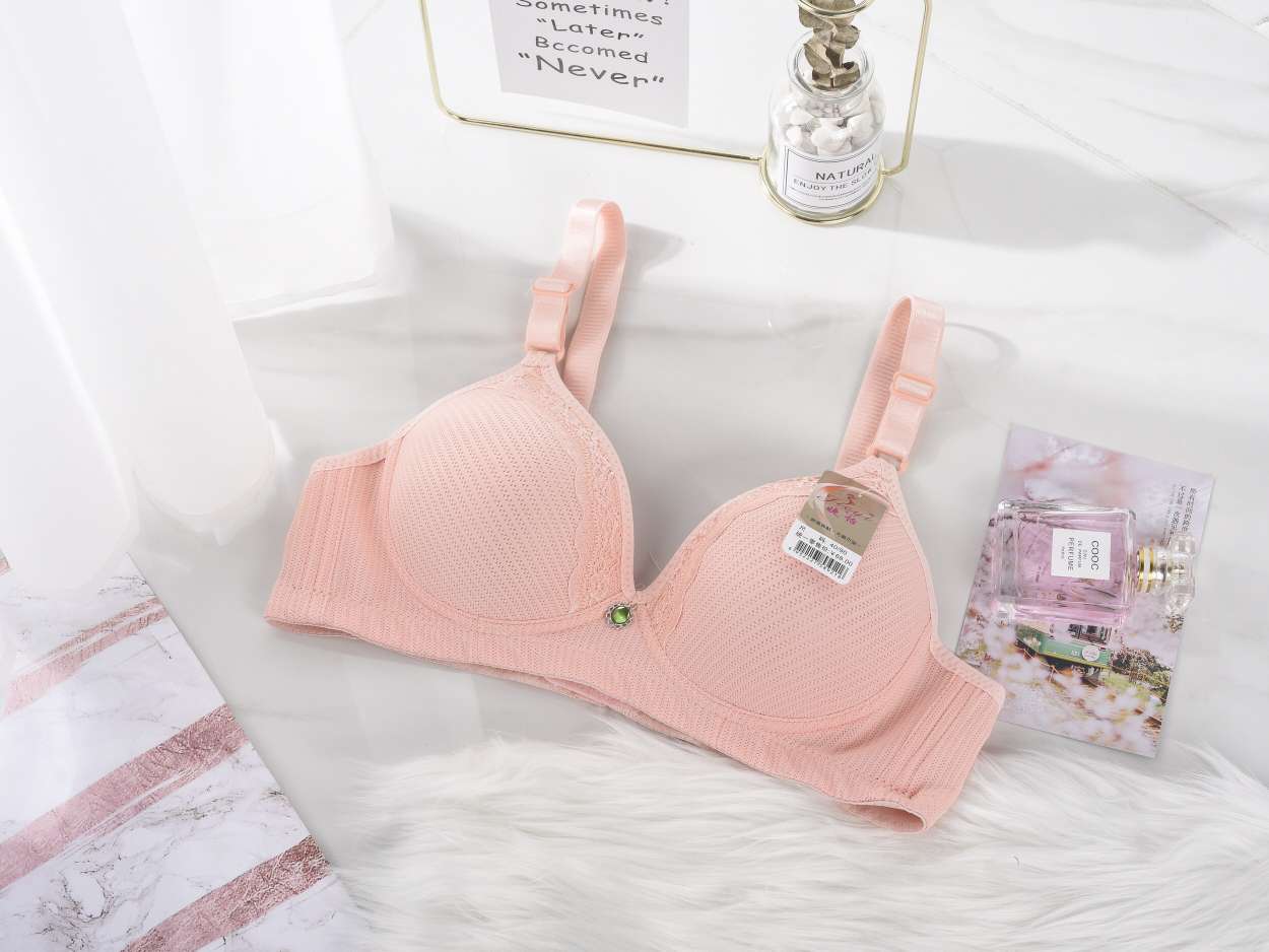 Yi 1688 Middle-Aged And Elderly Mothers Comfortable Bra Smooth And Seamless Large Size Underwear details Picture