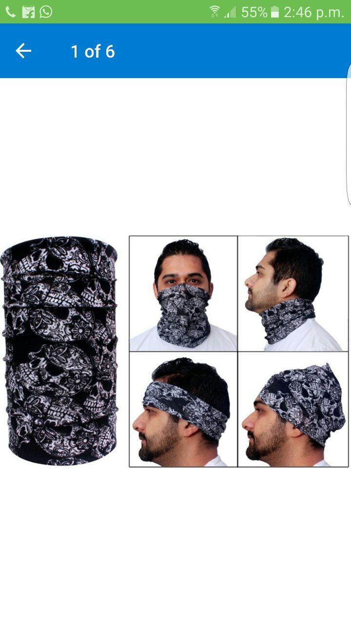 围脖，帽子，面罩，头巾，多功能巾