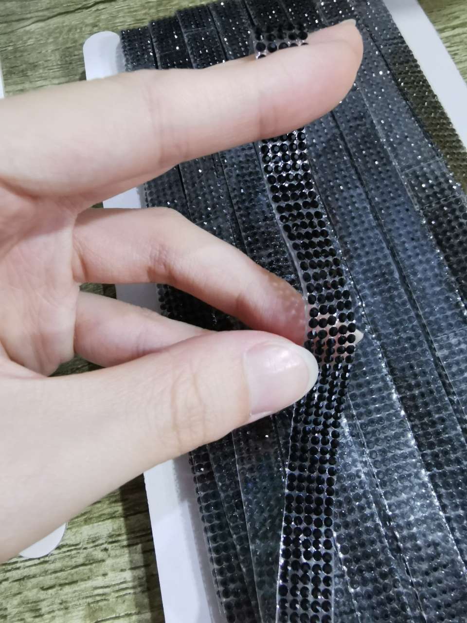 Imitation Australian drill drill strip black clothing accessories thumbnail