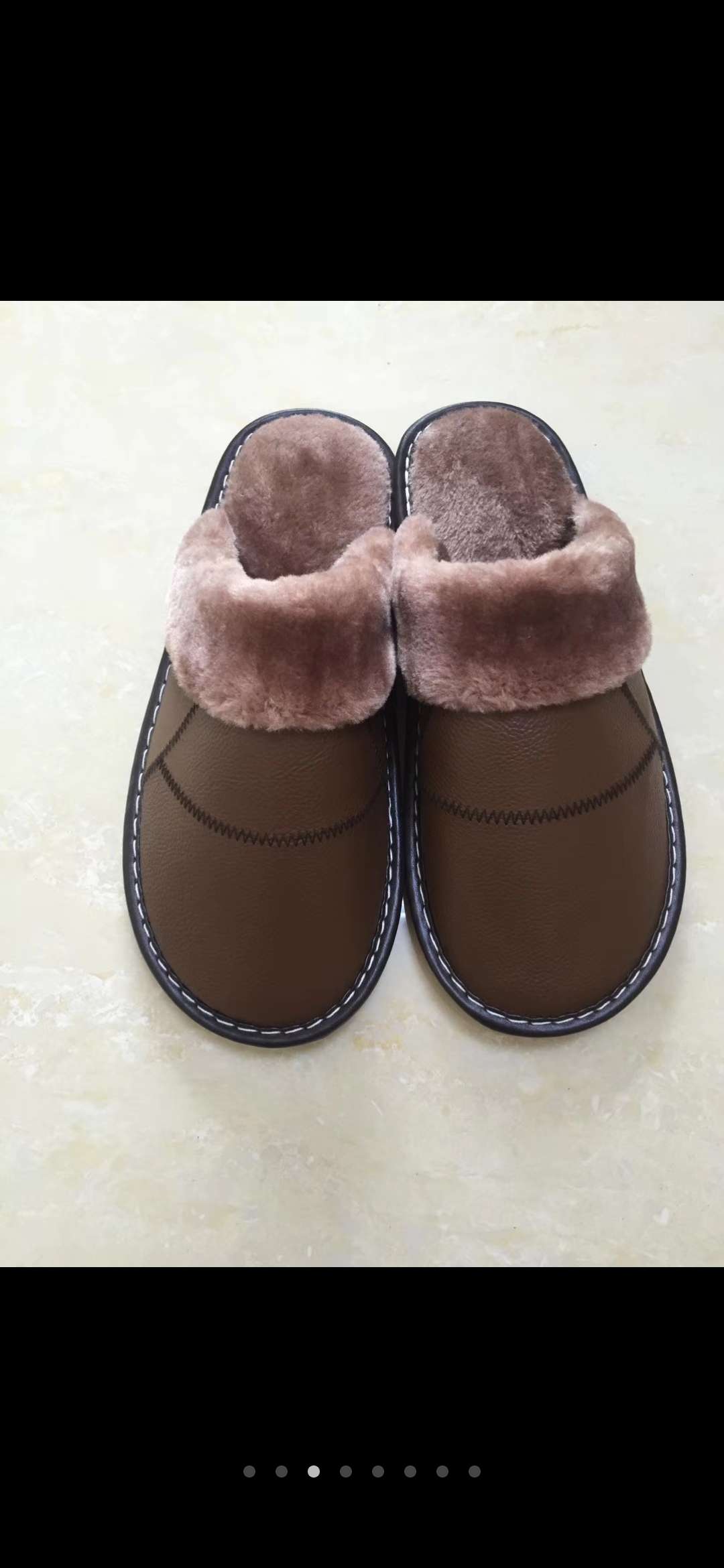 All-genuine fur slippers undefined