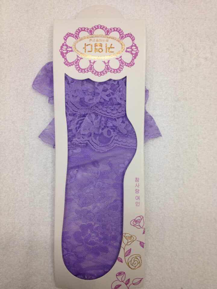 Popular Japanese and Korean socks, boat socks, fashionable socks, silk socks, pantyhose, mid-calf socks, short socks, crystal glass, silk socks, five-finger socks, lace socks undefined