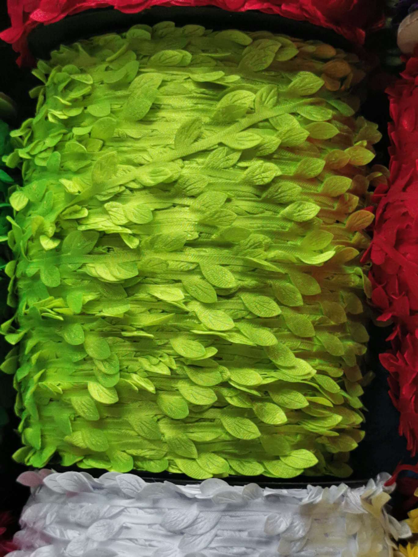 荧光黄树叶1000一卷