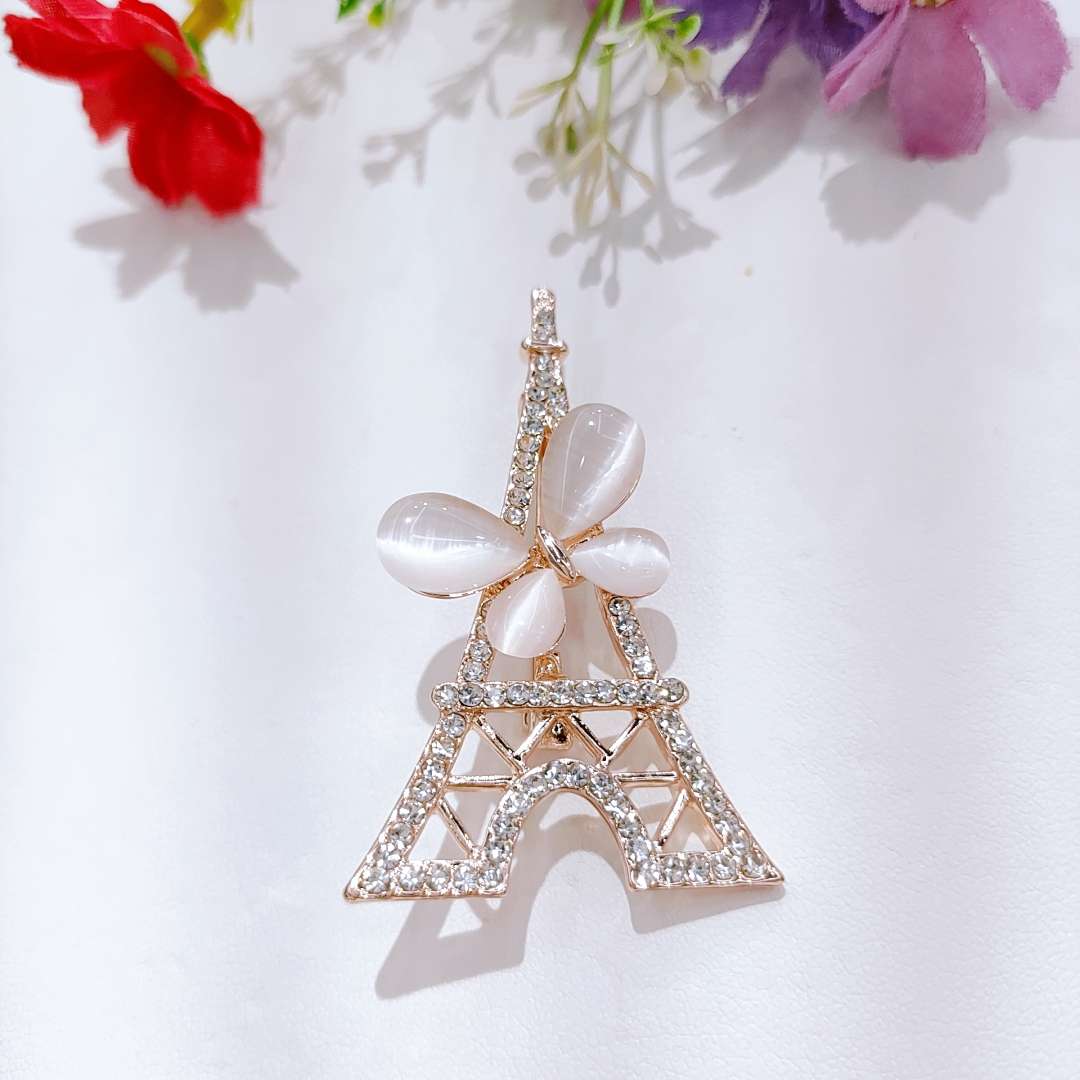 Fashionable Korean-style brooches, pearl ins brooches, silk scarf buttons, high-end cartoon anti-glare buttons, corsages, clothing accessories Specification image