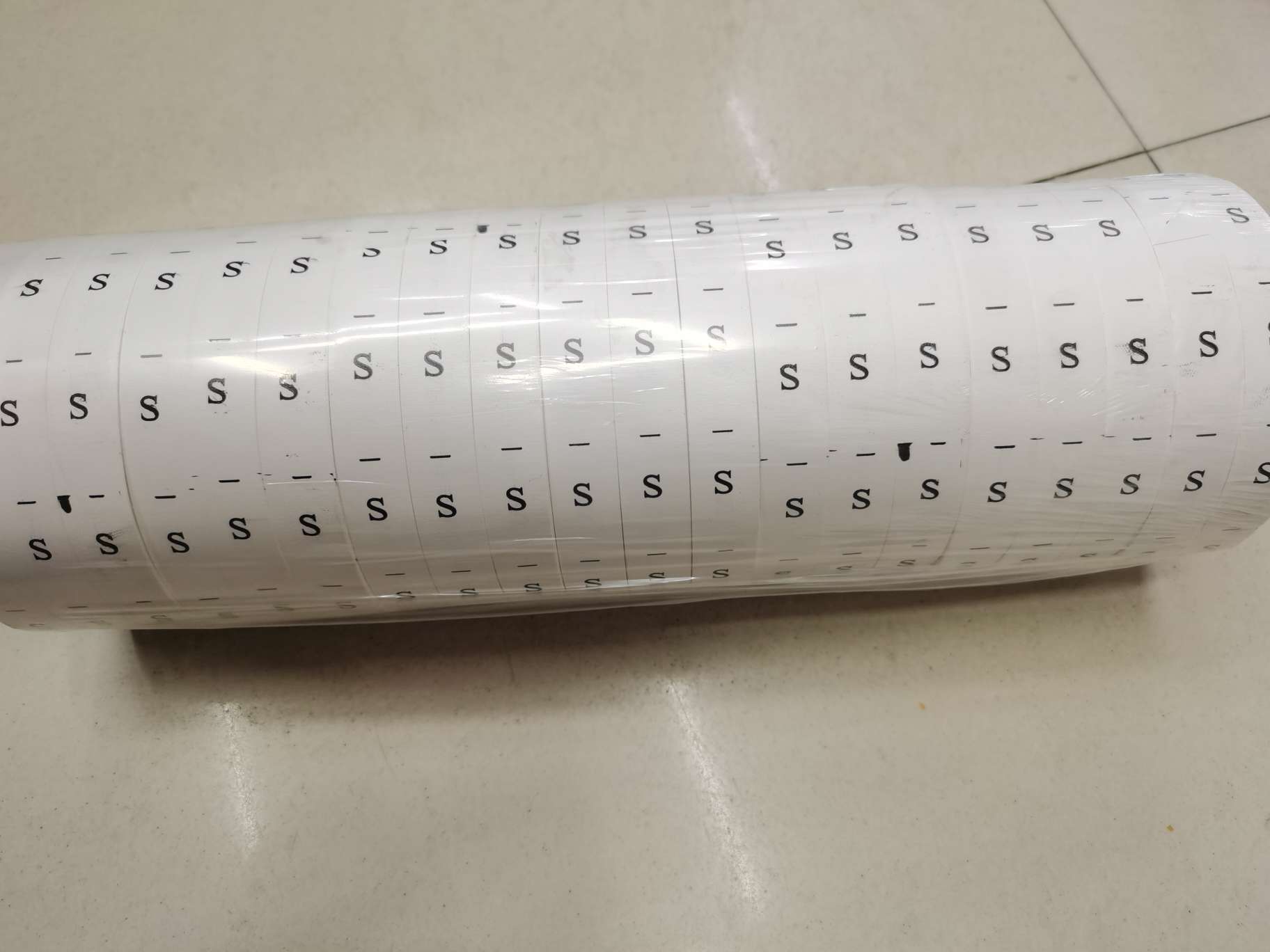 1.5 cm wide small printed size label