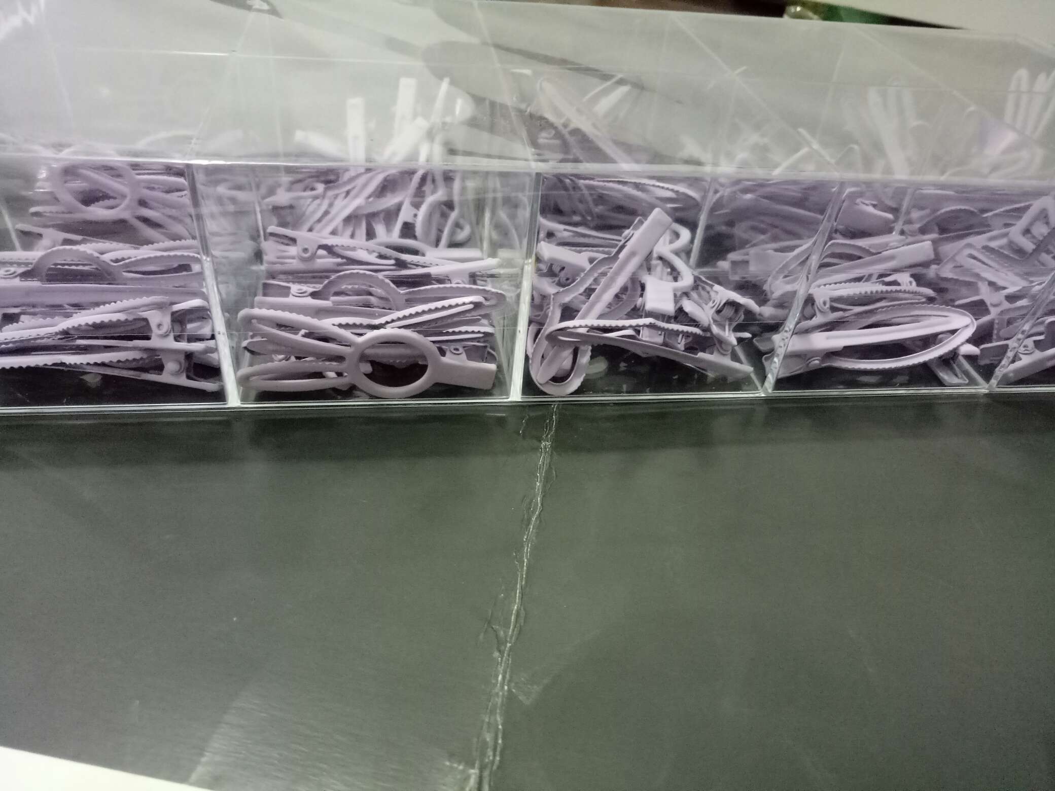 紫色系小夹压细节图