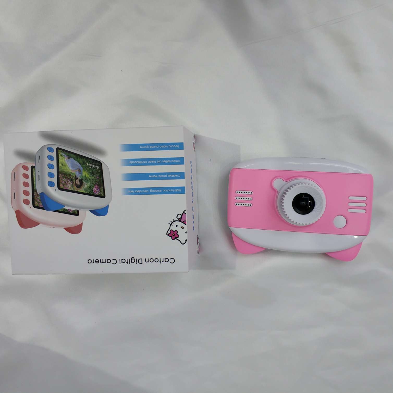 易创—07儿童数码相机小兔子宝宝拍照玩具礼物产品图