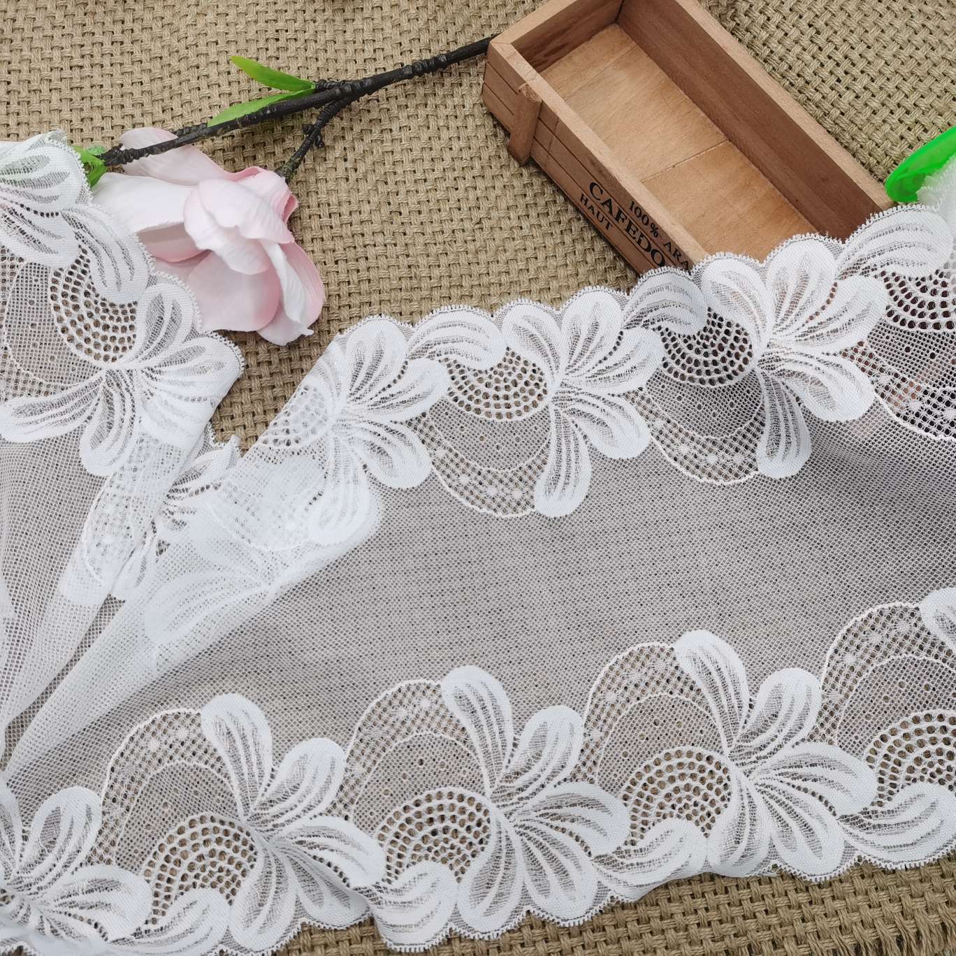 25cm stretch lace trim Specification image