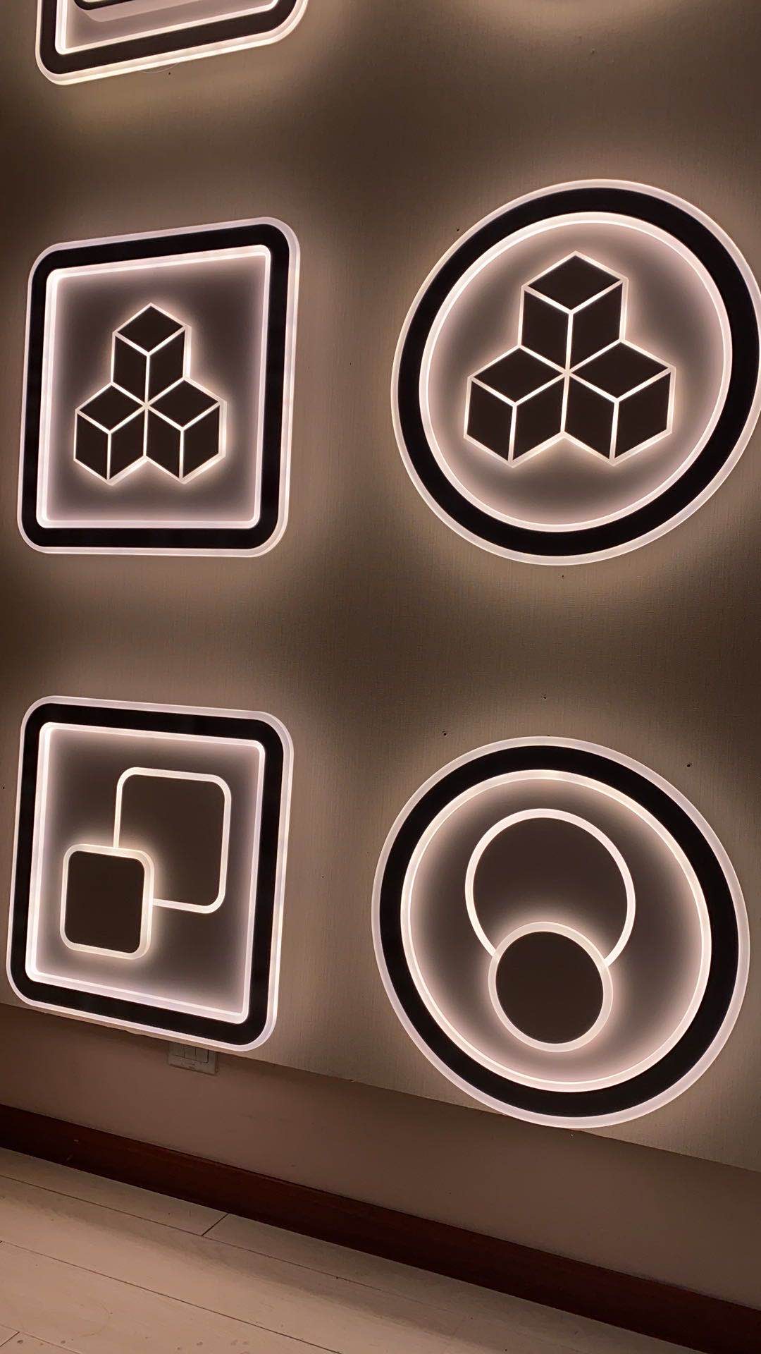 熙普之光小方灯，小圆灯亮灯简约现代过道灯阳台卧室灯具细节图