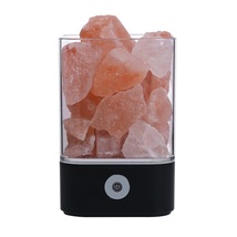 喜马拉雅水晶盐灯 USB精油盐灯 触控开关可变色方形
