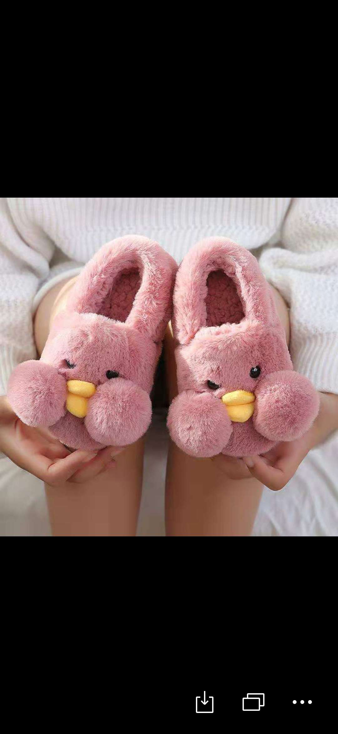 Cartoon duck cotton shoes Application Scenario