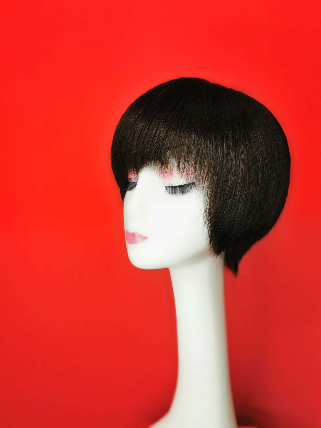100% hand-knitted real hair, ladies' headgear, Bob hairstyle Application Scenario