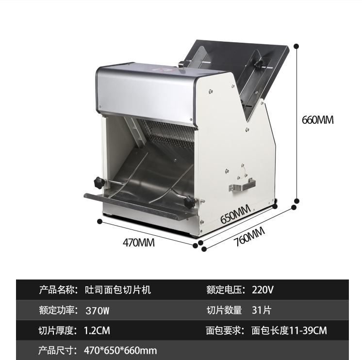 Toast slicer, bread slicer details Picture