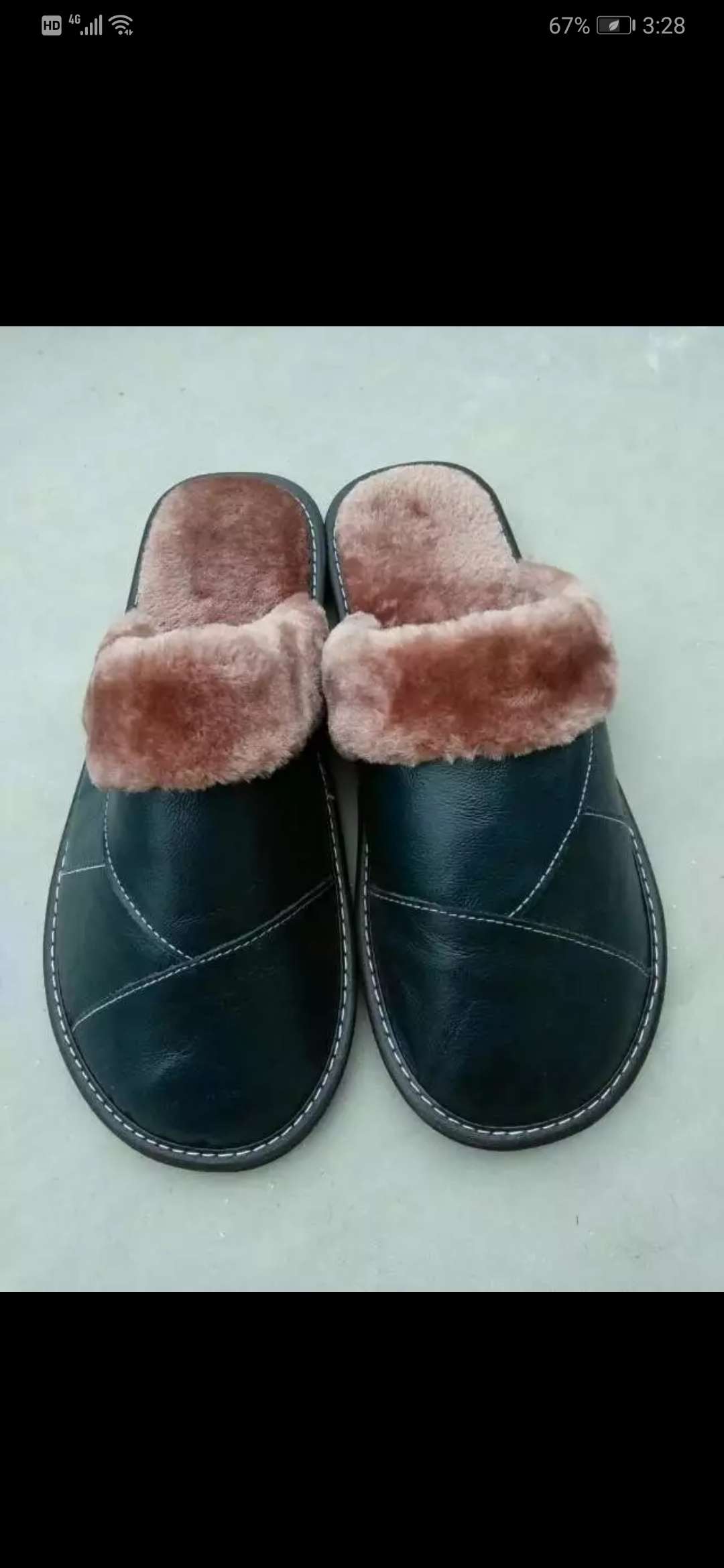 All-genuine fur slippers Specification image