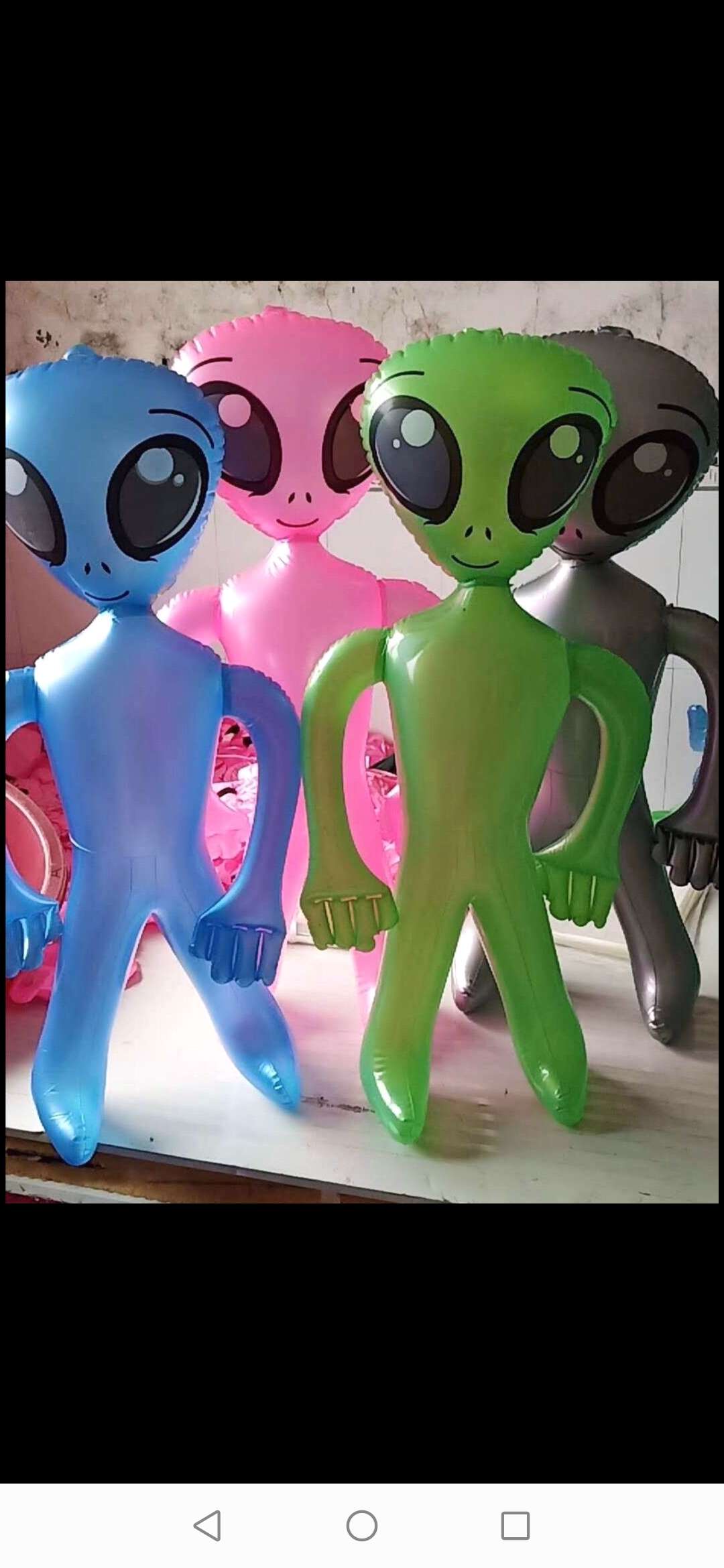 Inflatable alien details Picture