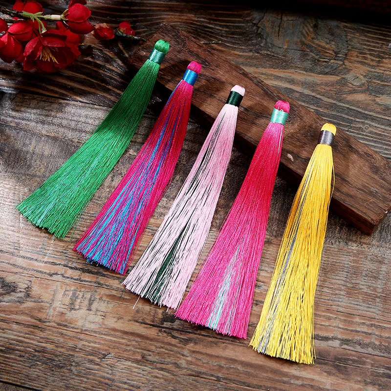 High-End Fringe Head China Knot Fringe Pendant Fashion Net Red Jewelry Headwear Clothing Accessories Accessories Two-Color Bags