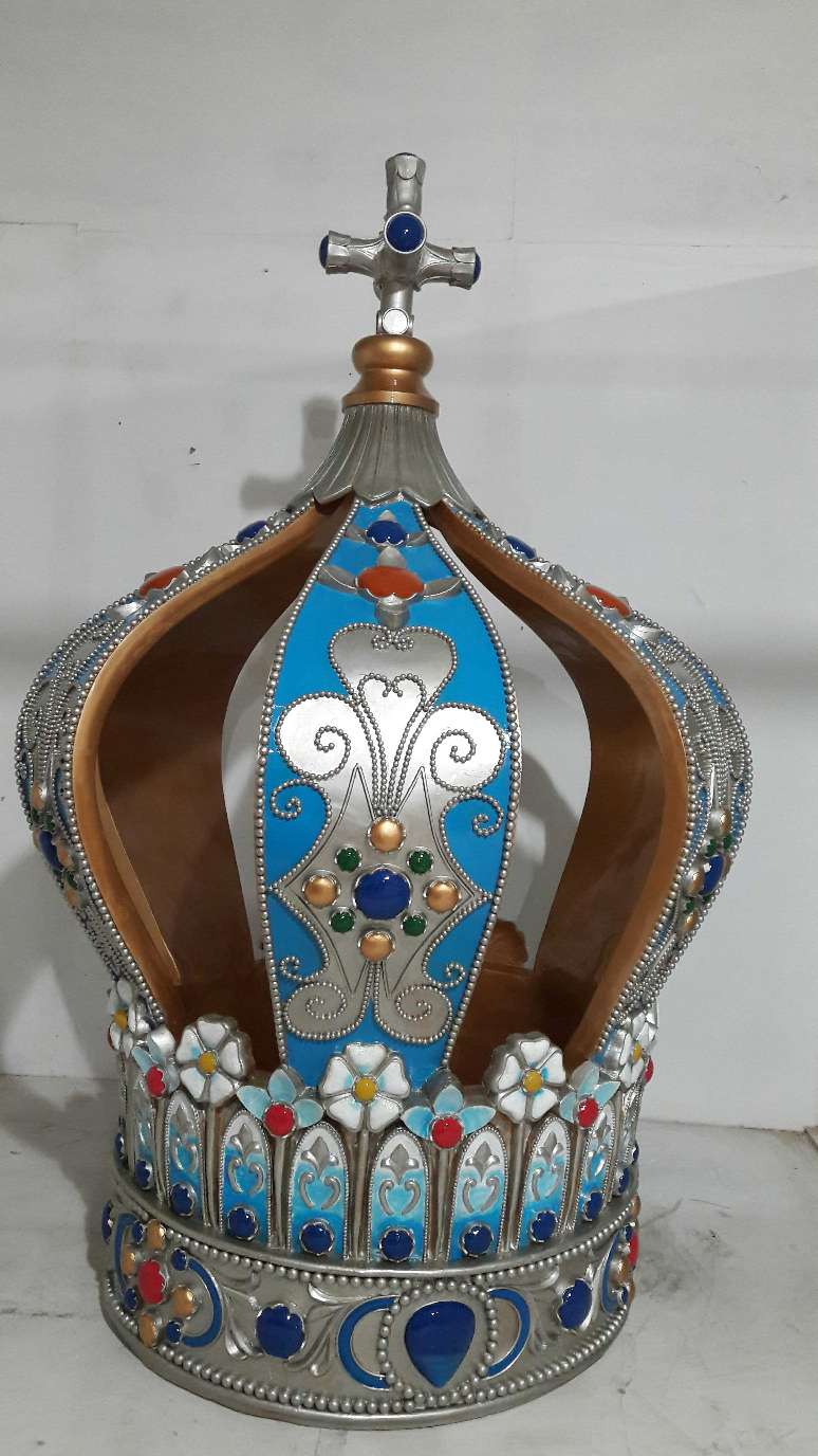 Home decor creative decoration mall visual Merchandising large Crown 150*200