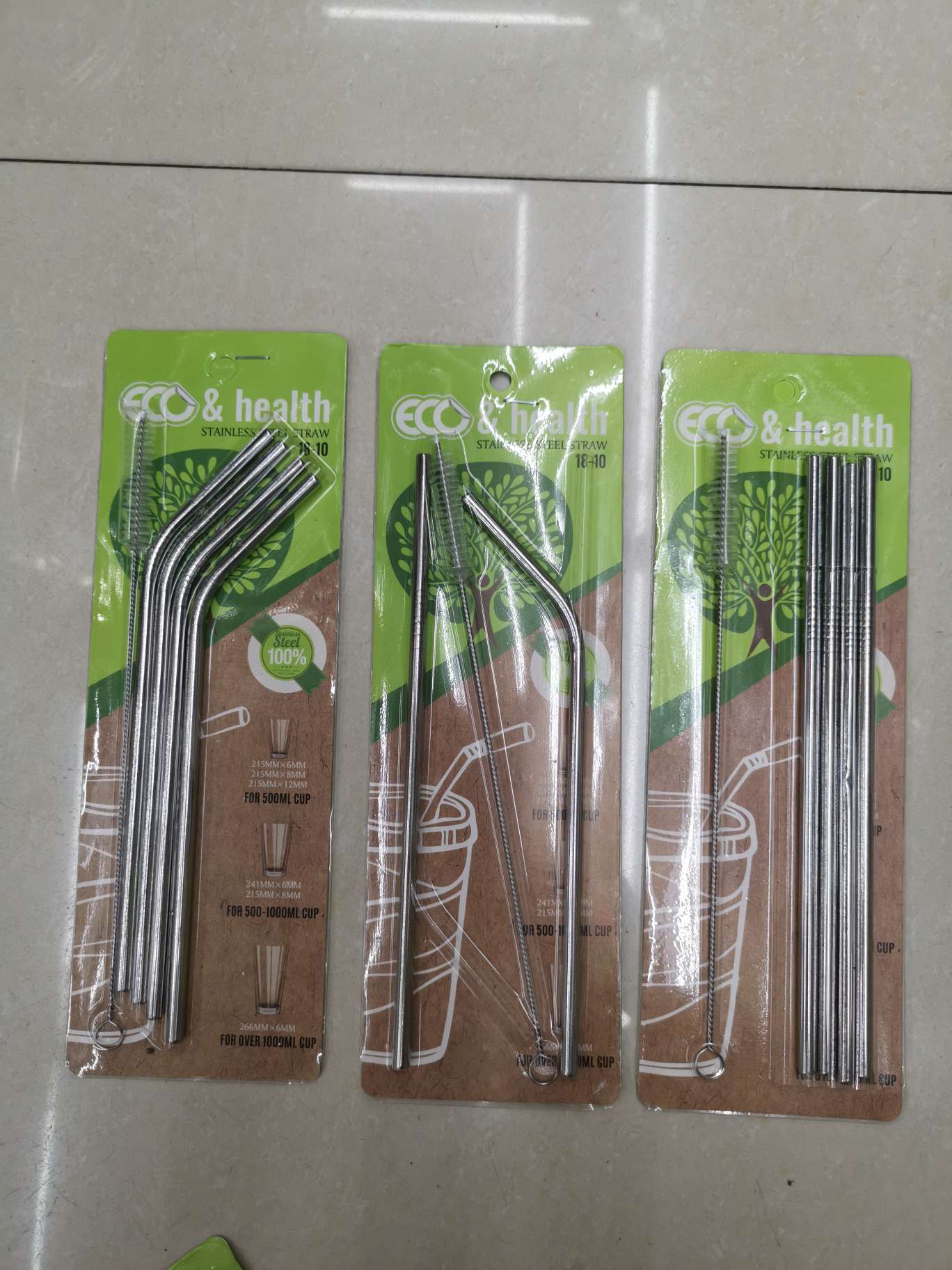 Stainless steel straw